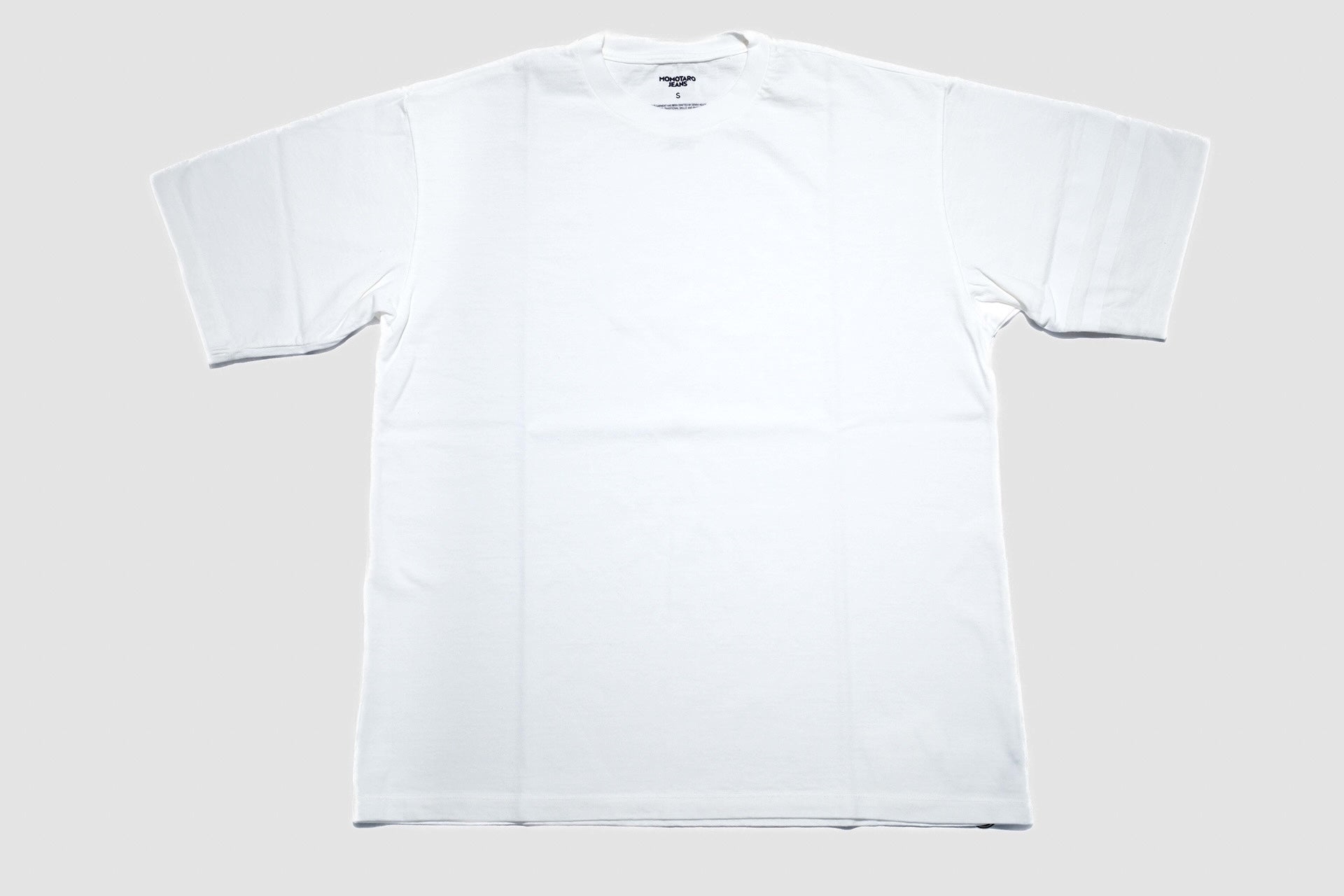 MOMOTARO JEANS 8.5oz "Going To Battle" S/S Tee (White)