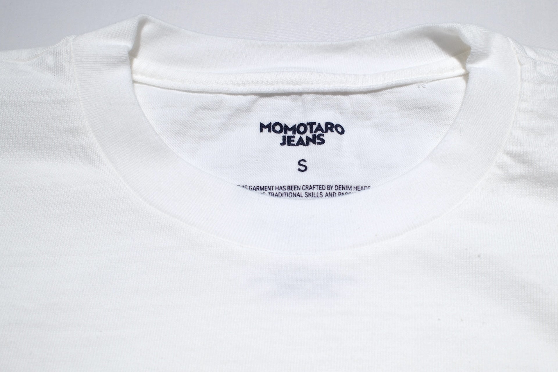 MOMOTARO JEANS 8.5oz "Going To Battle" S/S Tee (White)