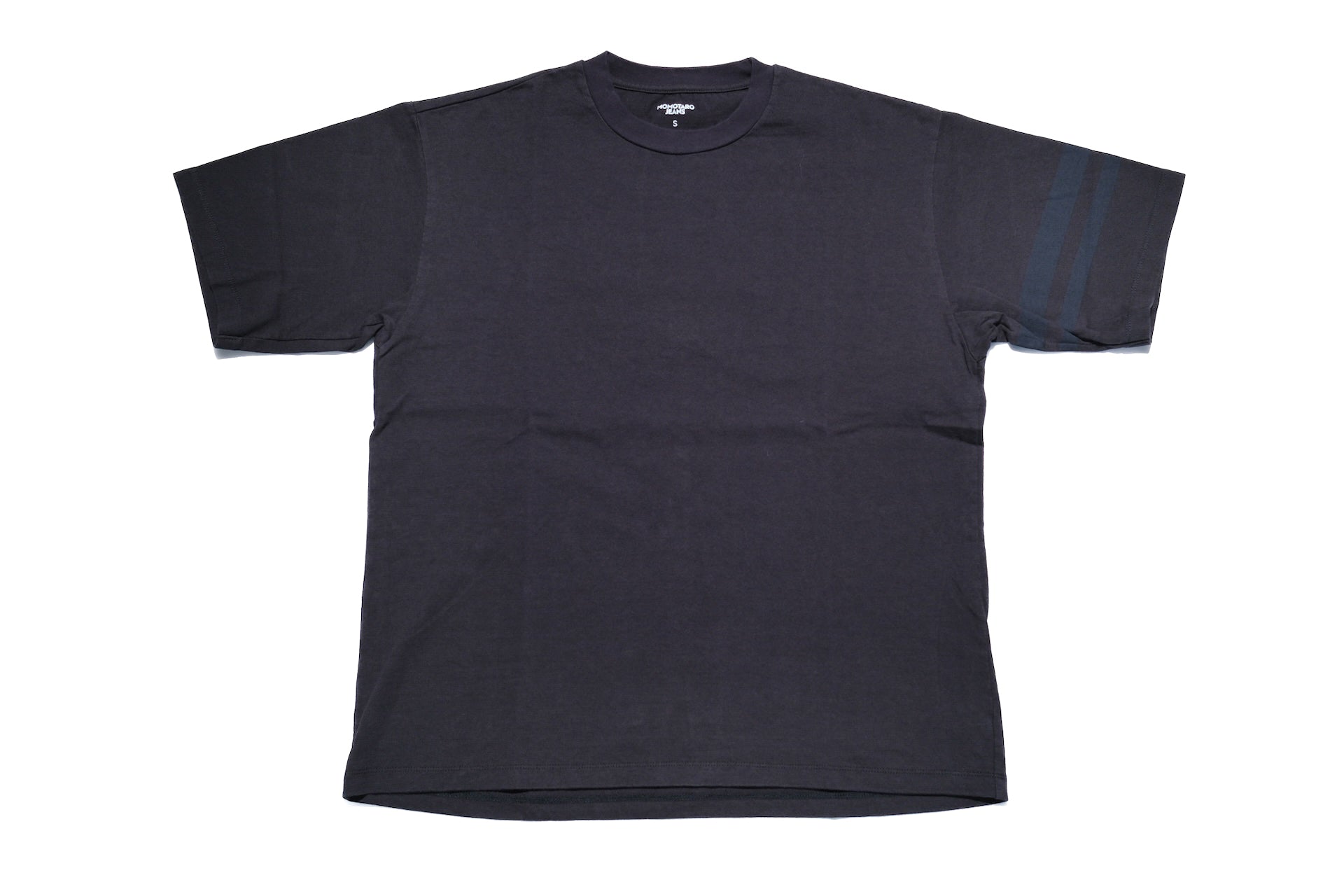 MOMOTARO JEANS 8.5oz "Going To Battle" S/S Tee (Navy)