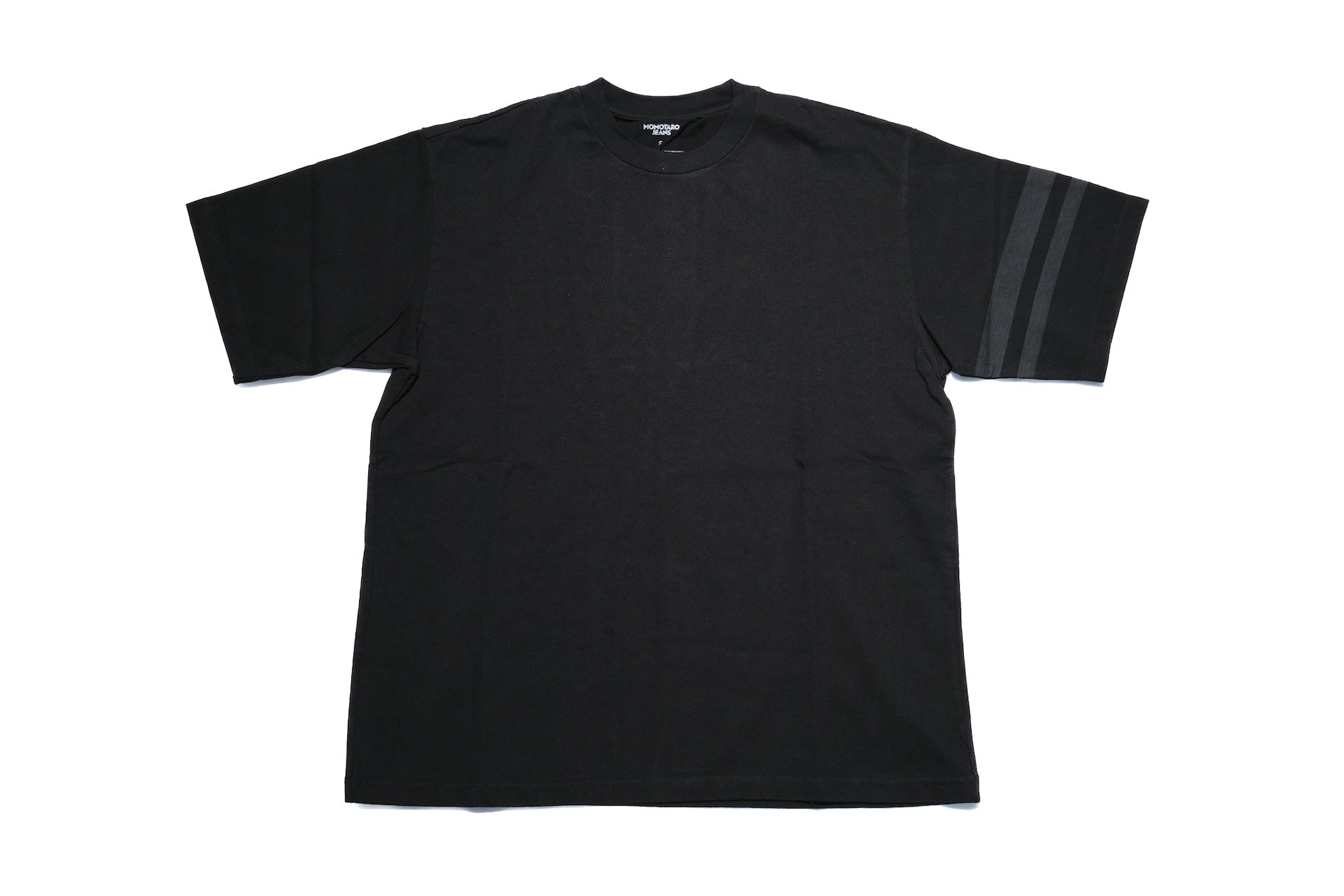 MOMOTARO JEANS 8.5oz "Going To Battle" S/S Tee (Black)