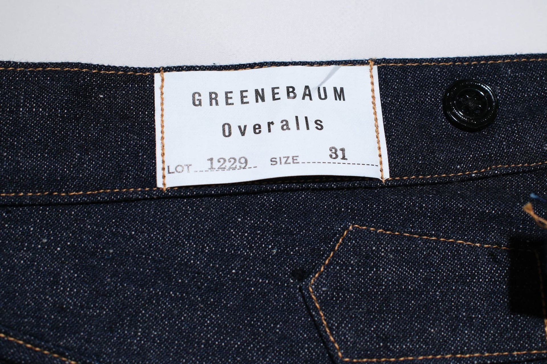 Warehouse 11oz "Greenebaum" Leather Bound Denim Overall (Classic Straight fit)