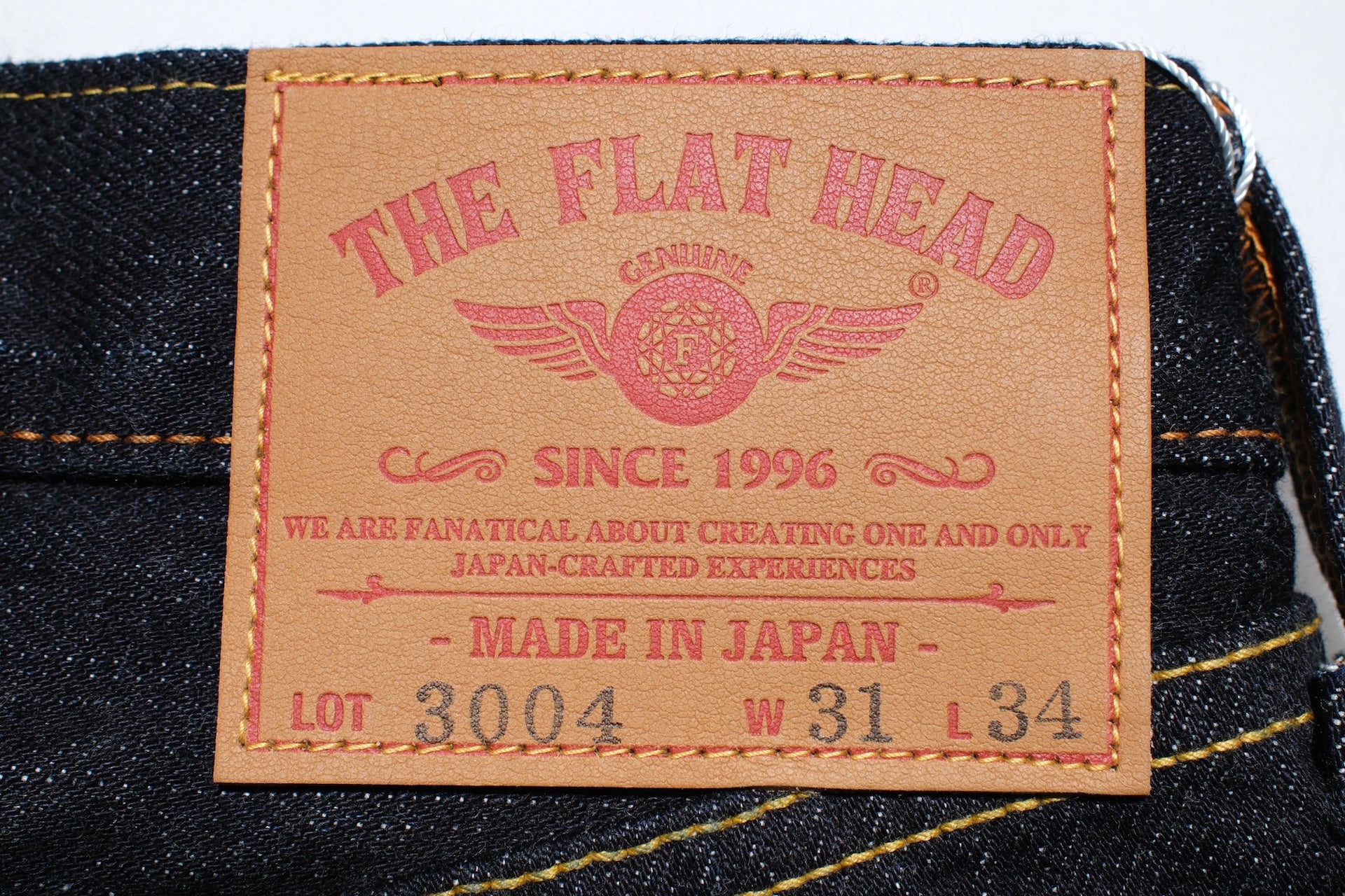 The Flat Head FN-3004 14.5oz “Signature” Denim (Straight Tapered fit)