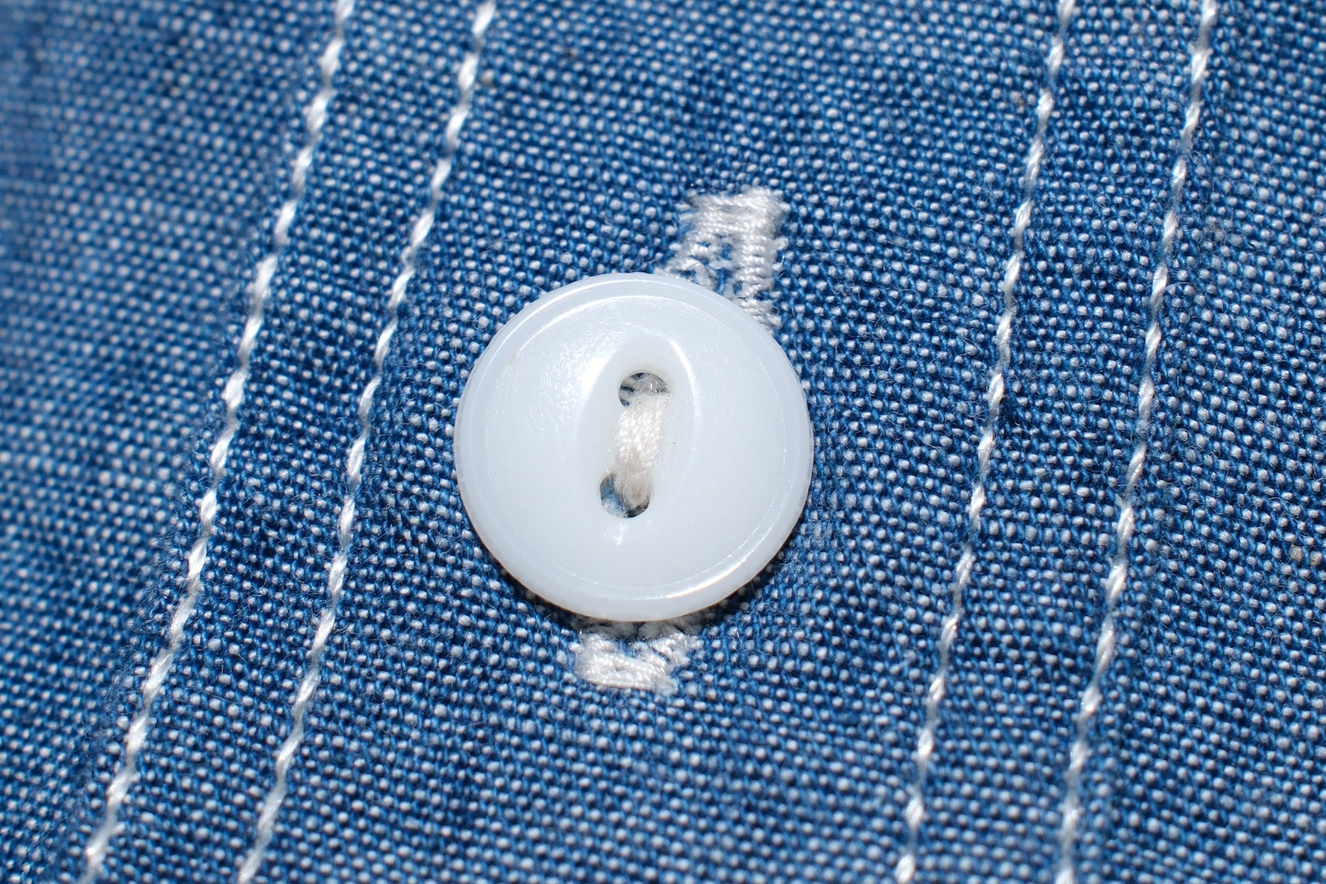 MOMOTARO JEANS 5oz Selvage Chambray “Signature” Workshirt (Indigo)