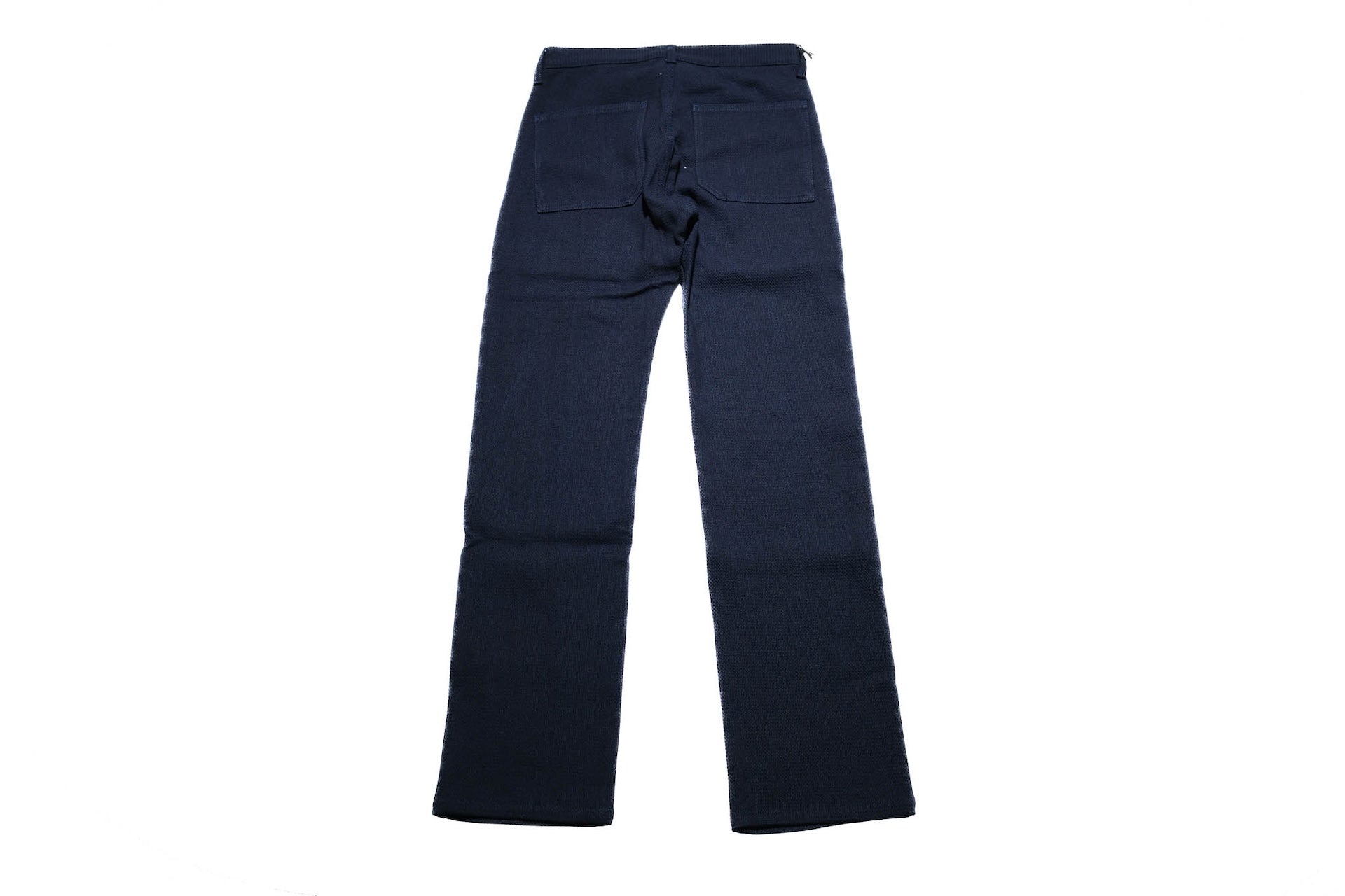 Momotaro Indigo Dyed Heavyweight Sashiko Baker Pants (Modern Straight fit)