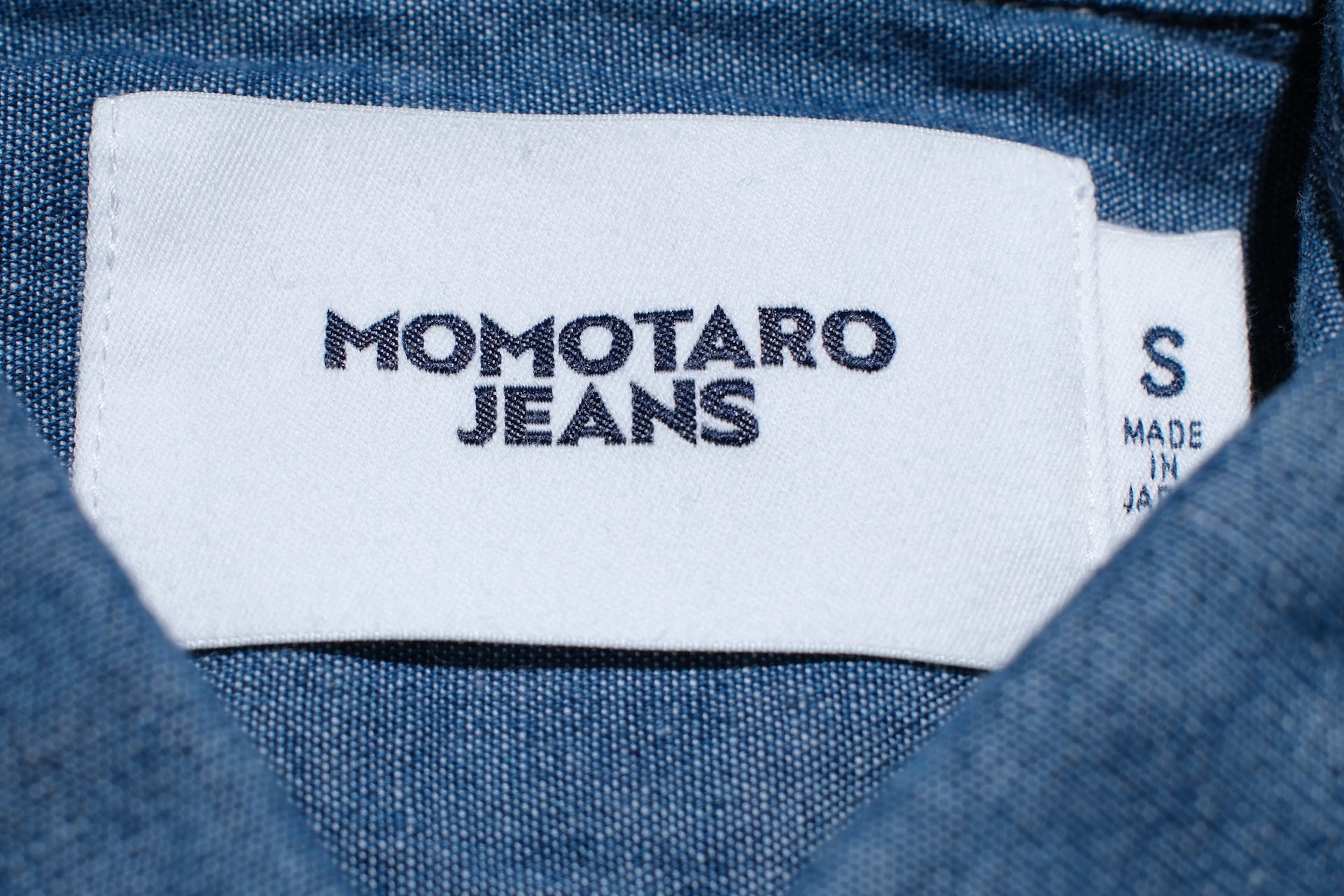 MOMOTARO JEANS 5oz Selvage Chambray “GTB” Workshirt (Indigo)