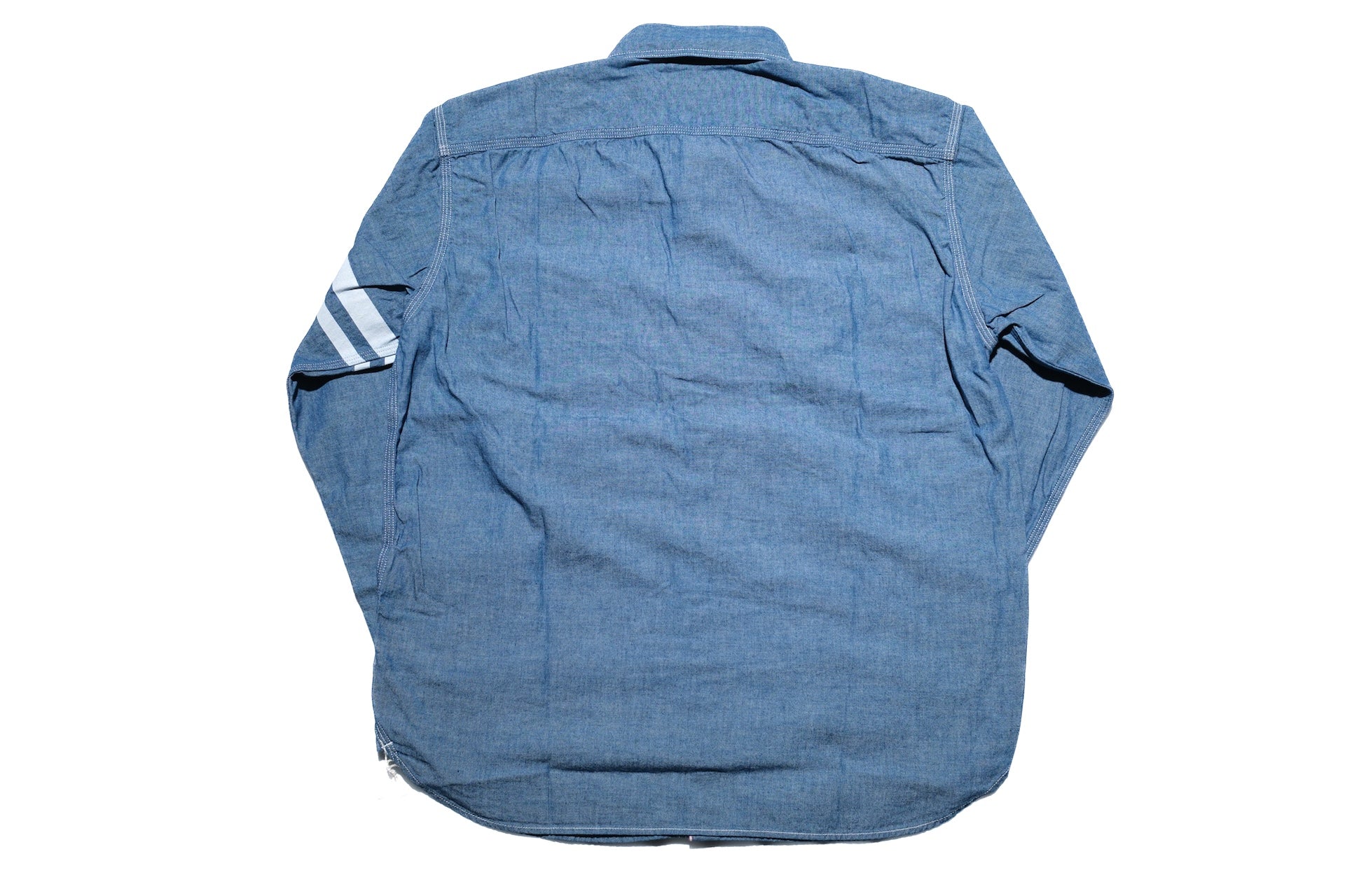 MOMOTARO JEANS 5oz Selvage Chambray “GTB” Workshirt (Indigo)