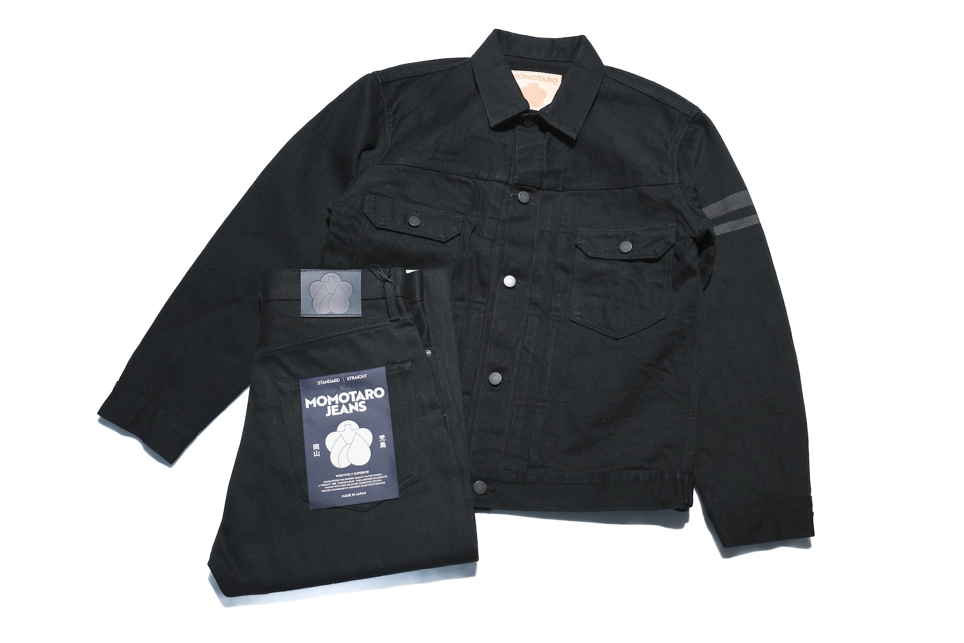 MOMOTARO JEANS 15.7oz "New Classic GTB" Iconic Type 2 Denim Jacket (Black)