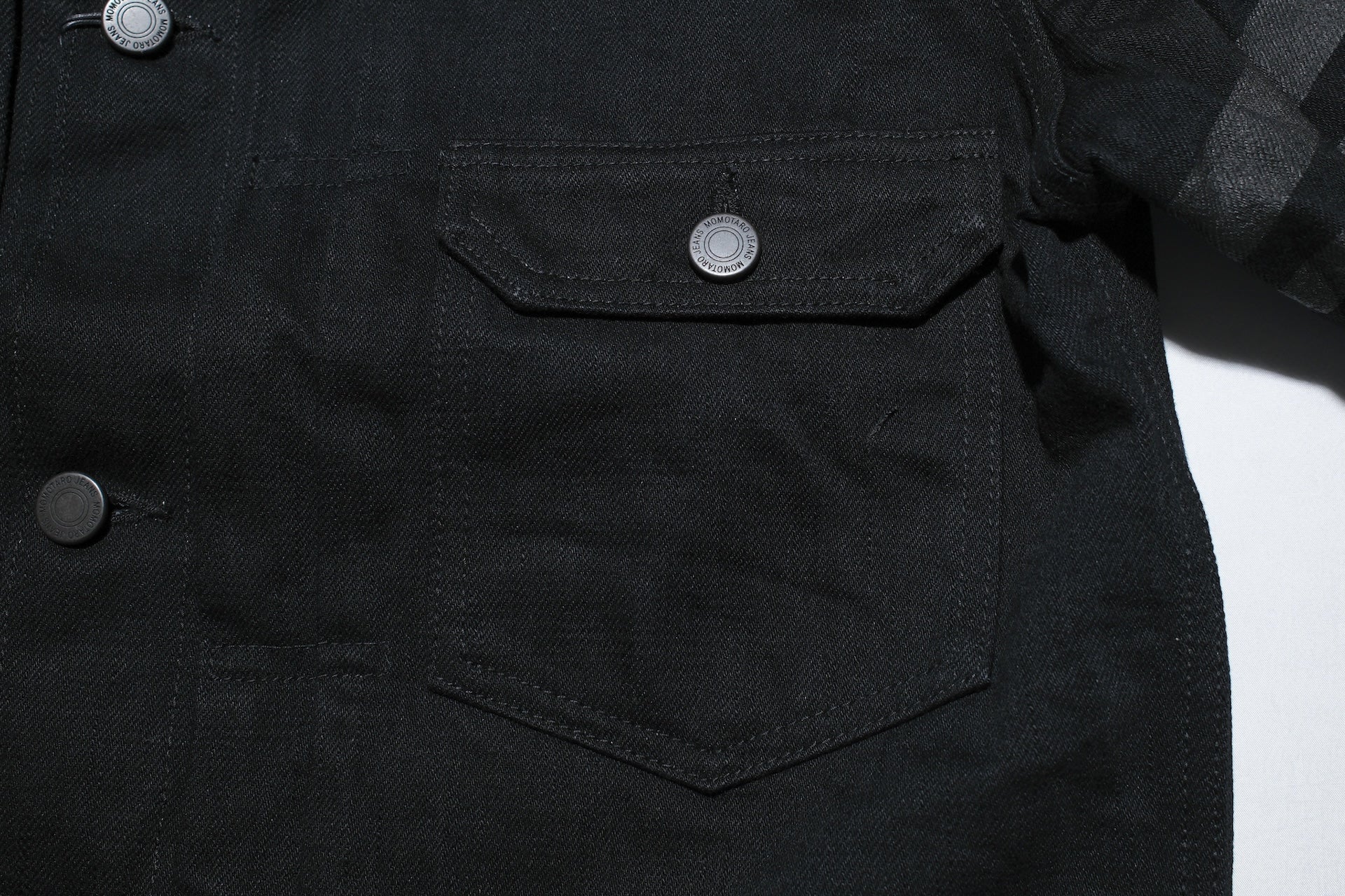 MOMOTARO JEANS 15.7oz "New Classic GTB" Iconic Type 2 Denim Jacket (Black)