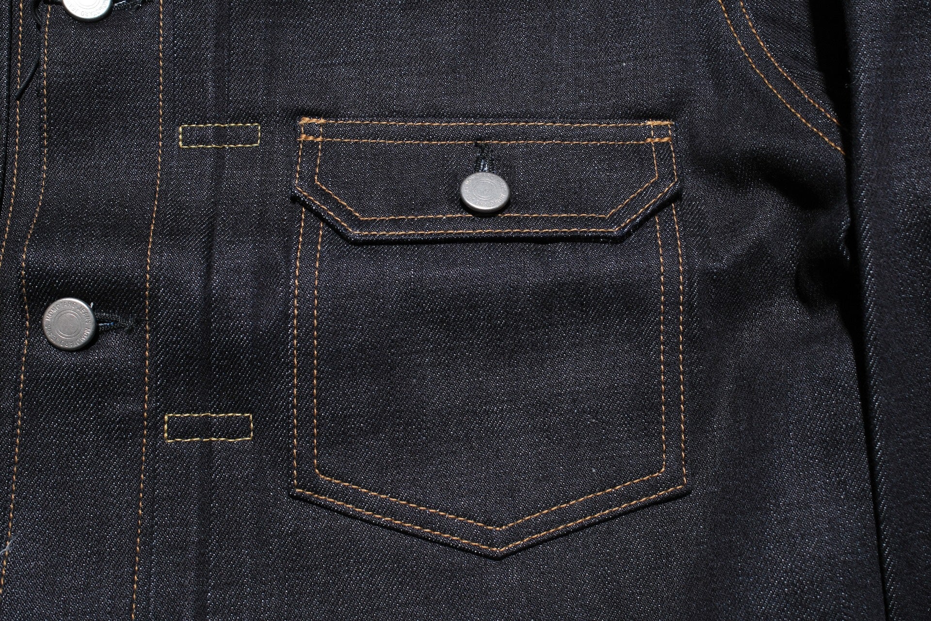 MOMOTARO JEANS 14.7oz "Tokuno Blue" Modified Type 1 Denim Jacket (Indigo)