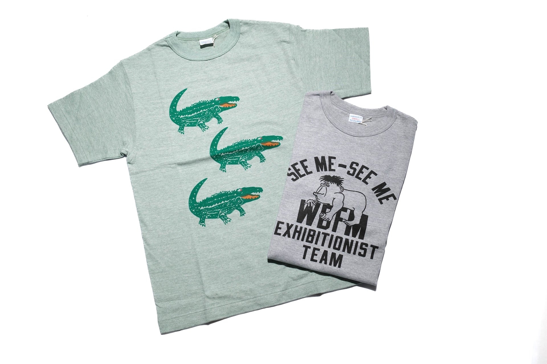 Warehouse 5.5oz "Alligator" Athletic Loopwheeled Tee (Green)