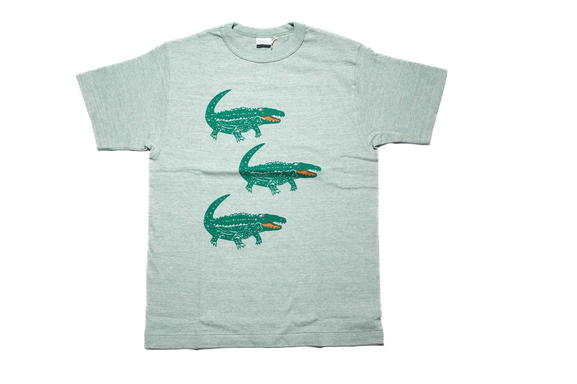 Warehouse 5.5oz "Alligator" Athletic Loopwheeled Tee (Green)