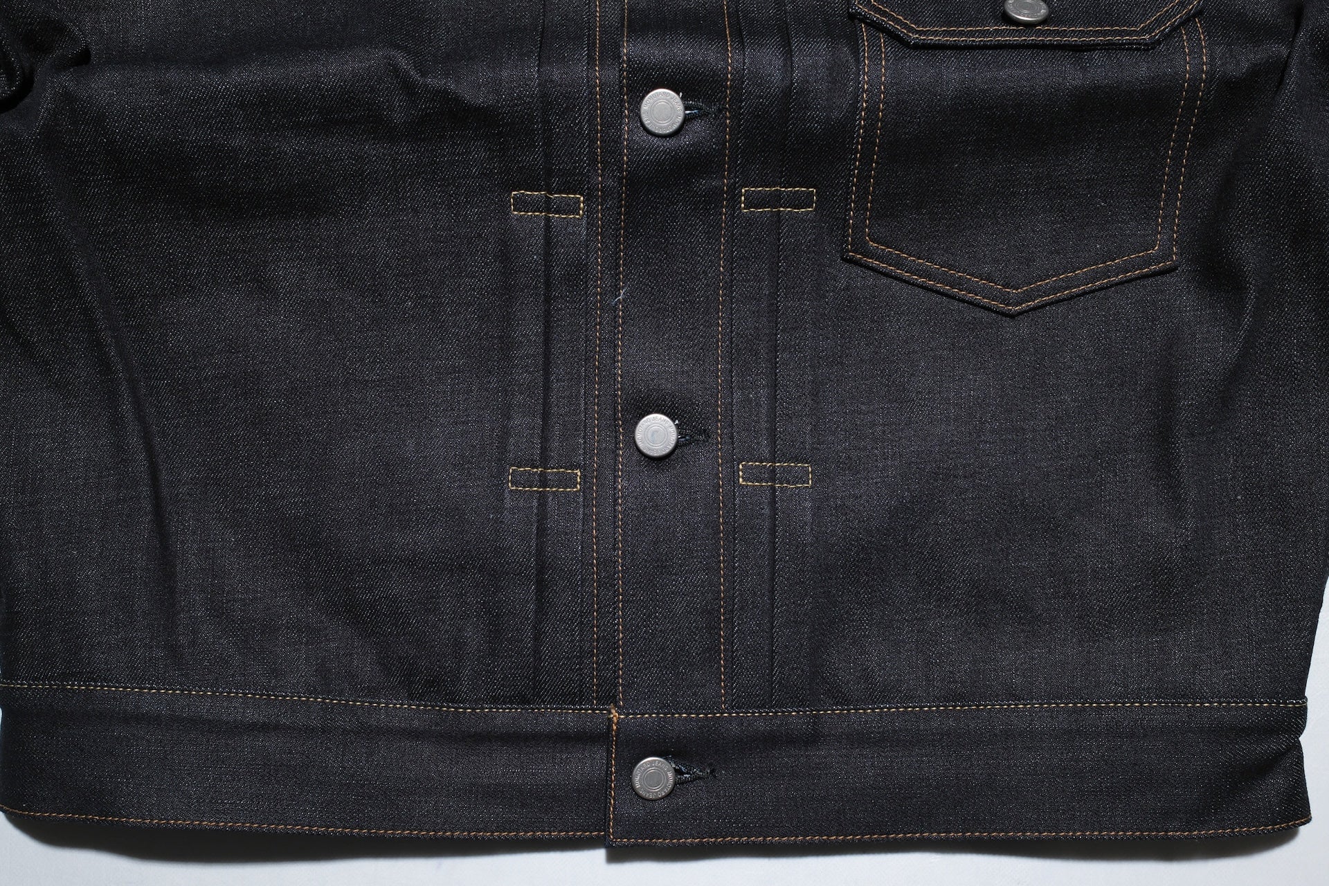 MOMOTARO JEANS 14.7oz "Tokuno Blue" Modified Type 1 Denim Jacket (Indigo)