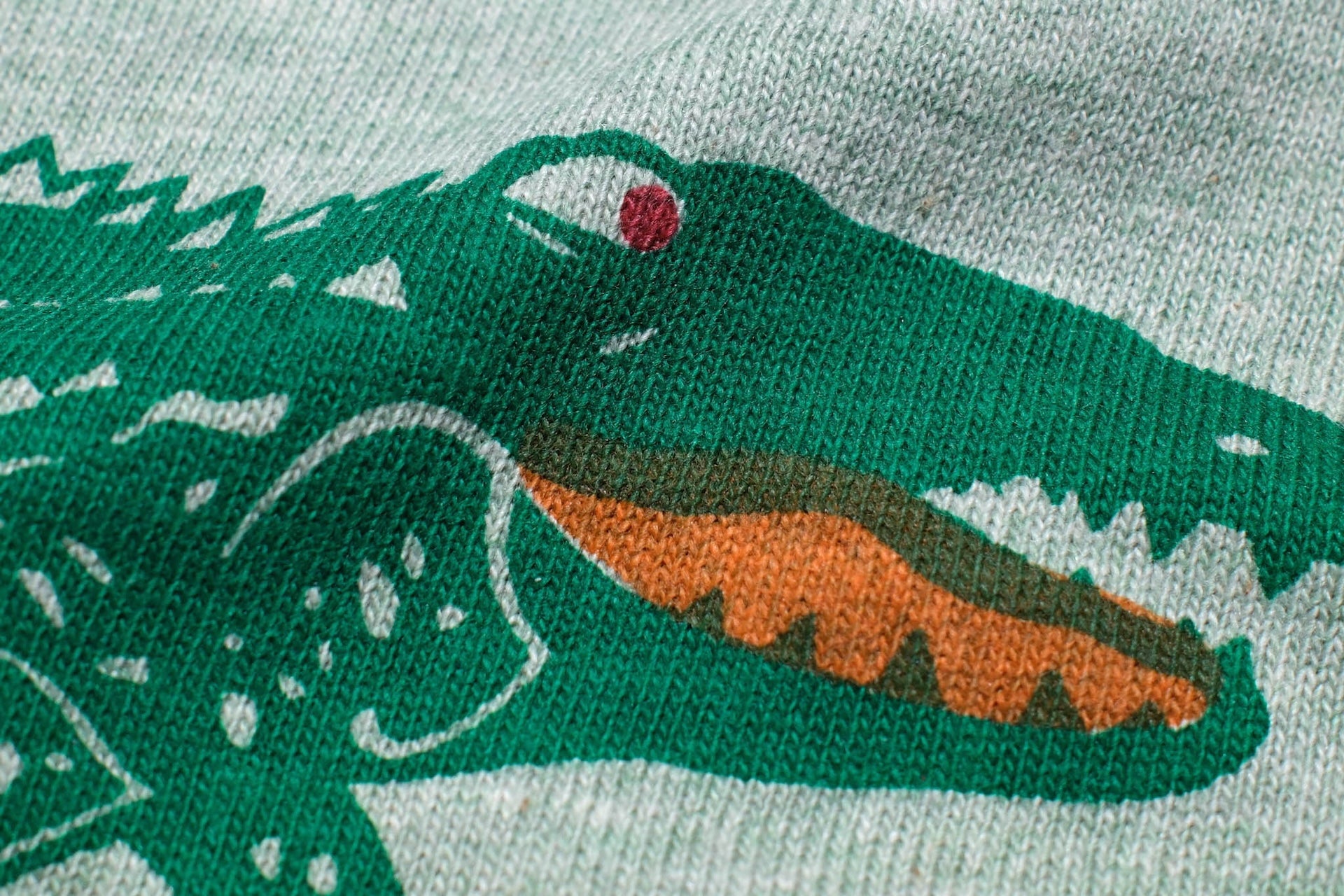 Warehouse 5.5oz "Alligator" Athletic Loopwheeled Tee (Green)