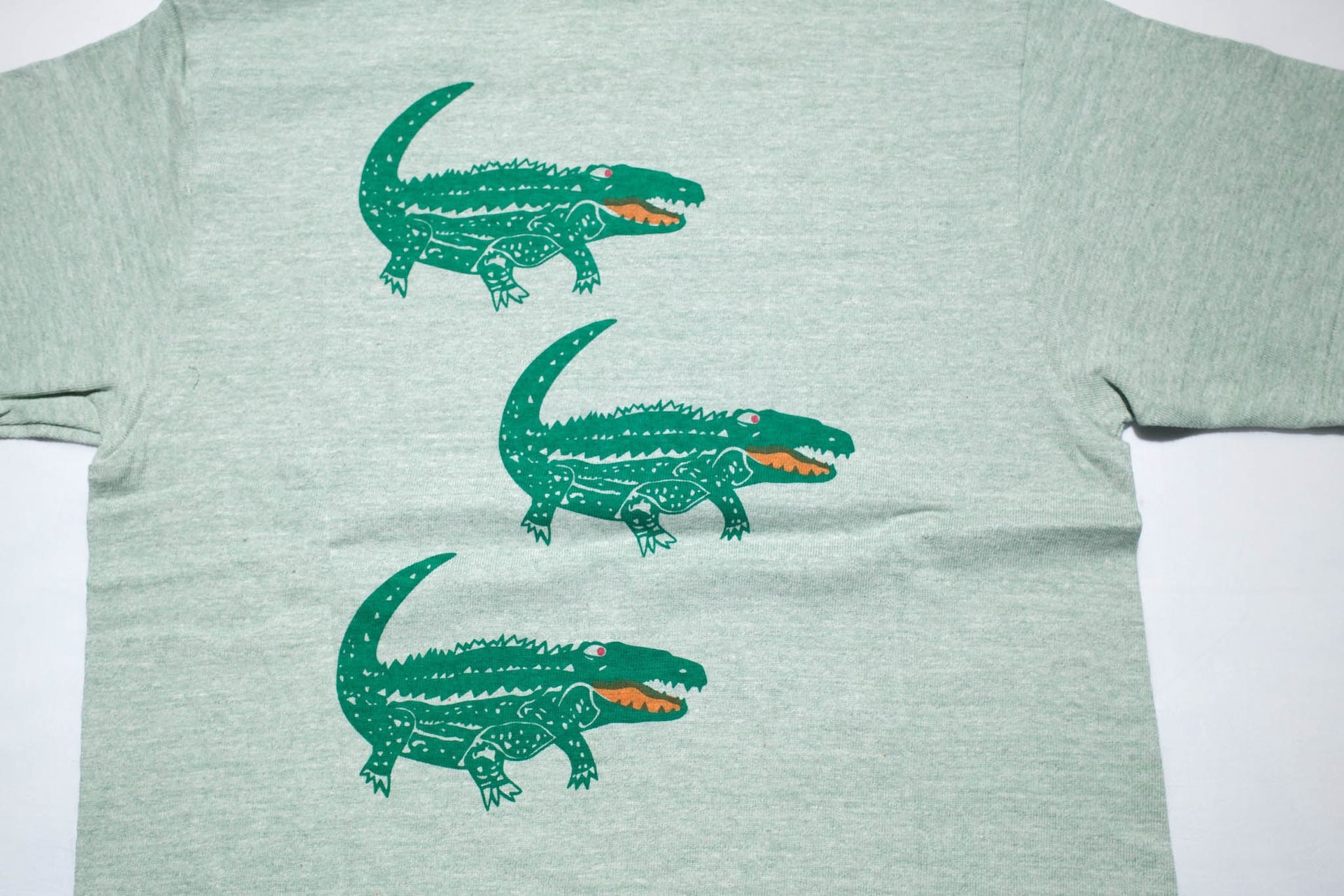 Warehouse 5.5oz "Alligator" Athletic Loopwheeled Tee (Green)