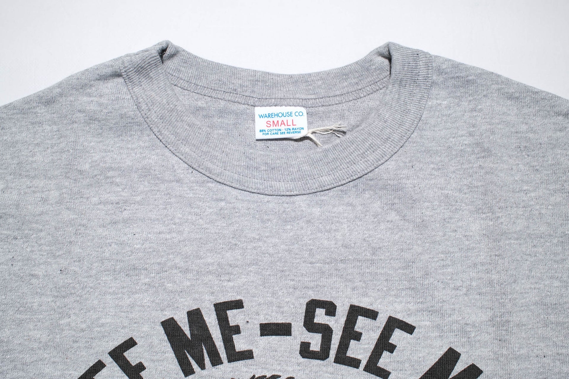 Warehouse 5.5oz "See Me" Athletic Loopwheeled Tee (Grey)