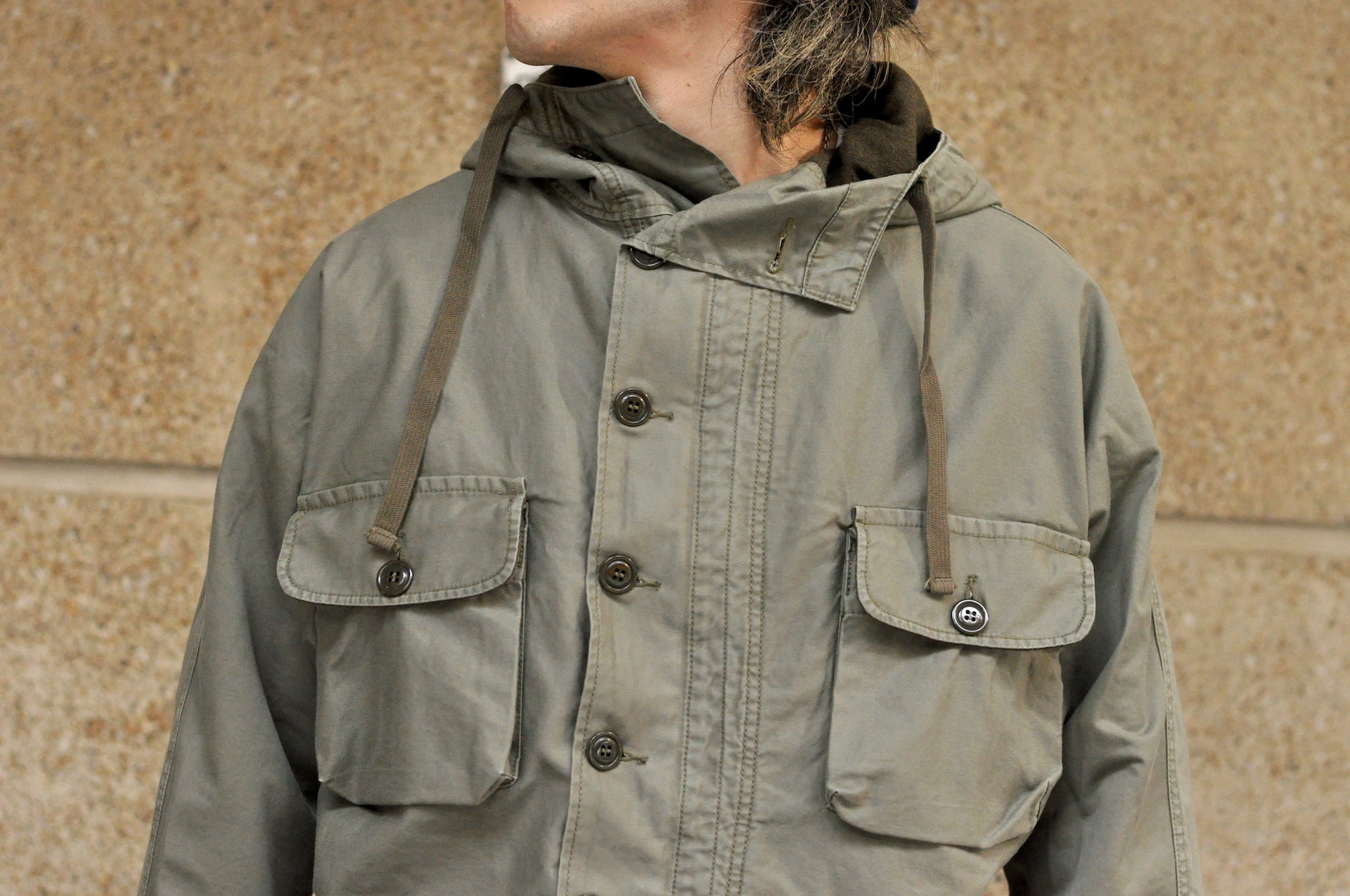 Maru Sankaku Peke by SDA Winter Field Jacket (Army Green)