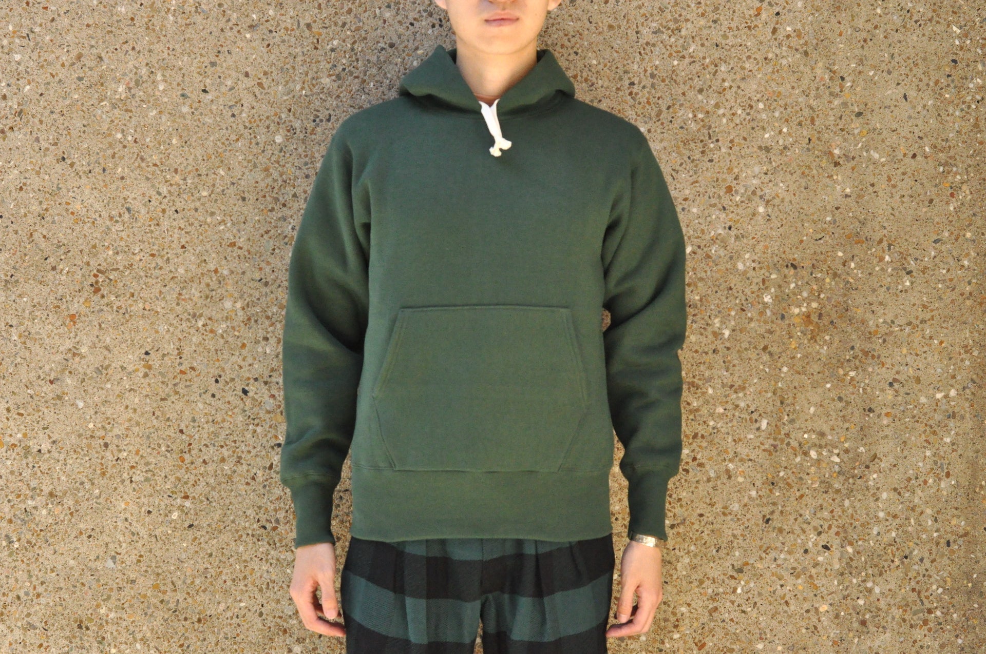 The Strike Gold x CORLECTION 12oz Loopwheeled Pull Over (Forest Green)