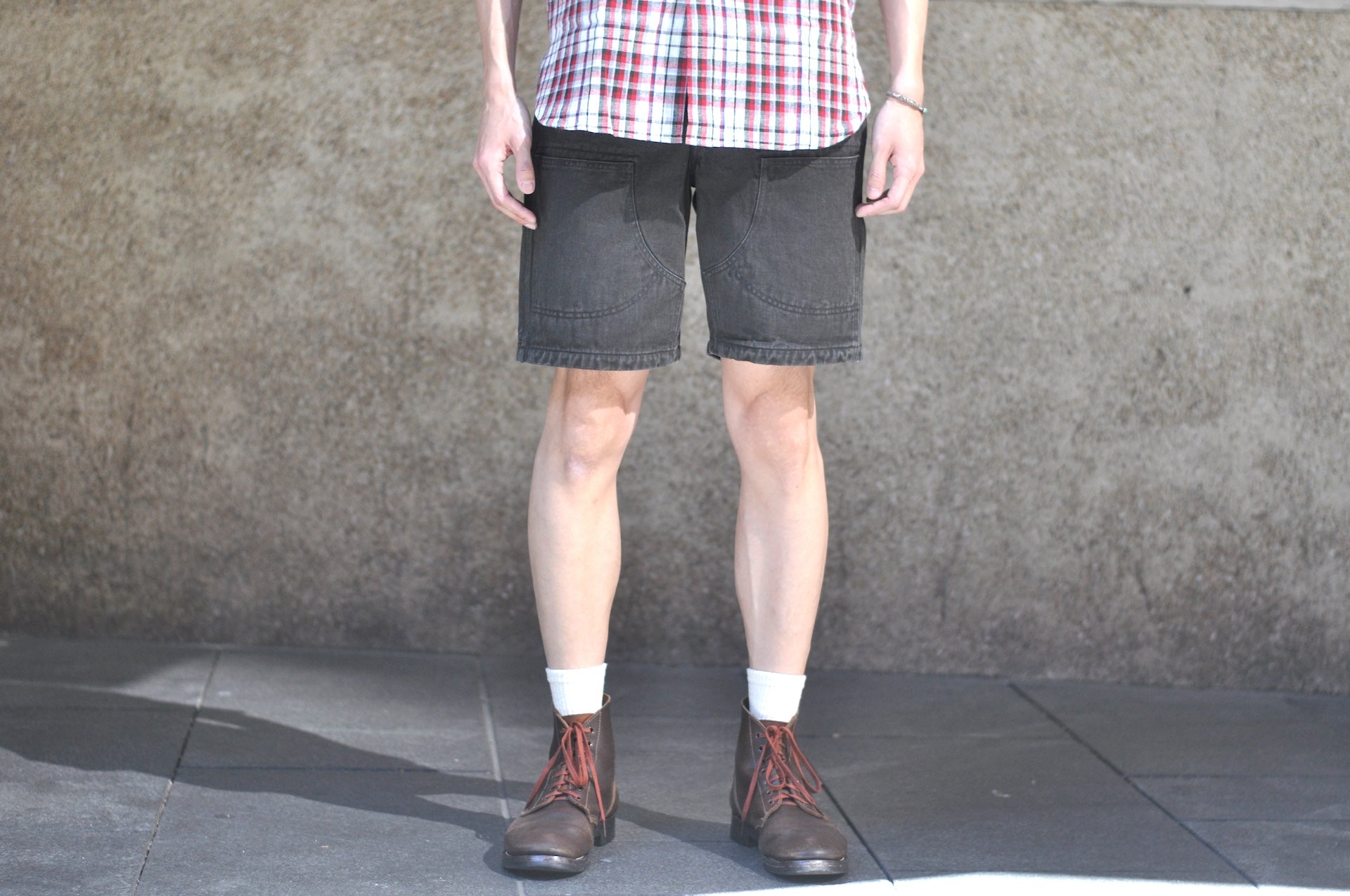 Freewheelers 10.5oz Denim “BAKERSFIELD” Cut-Length Trousers (Black)