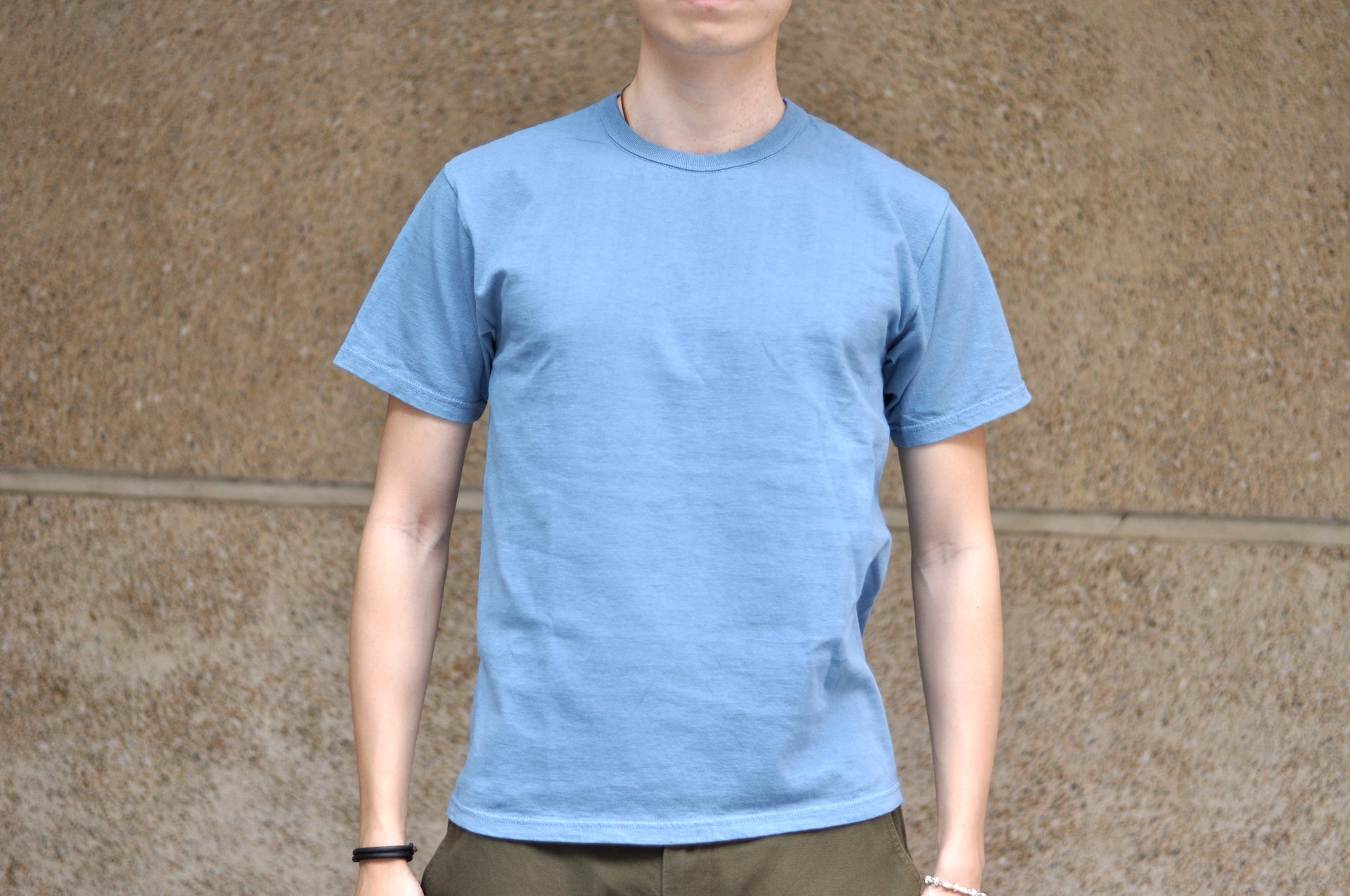 The Strike Gold X CORLECTION 7oz Loopwheeled Tee (Lake Blue)