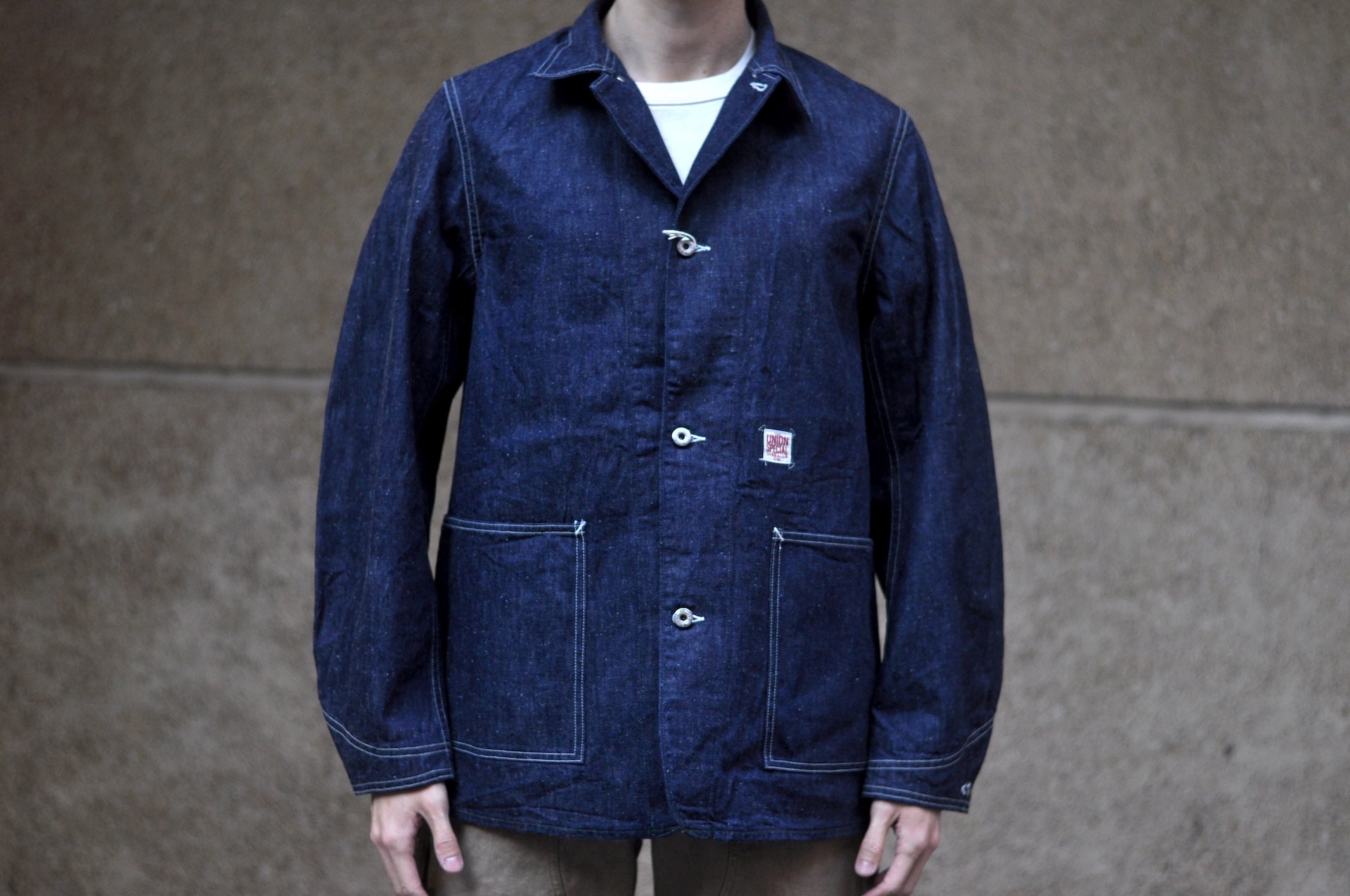Freewheelers 11.5oz Indigo Denim “STEELBACKER” Work Coat