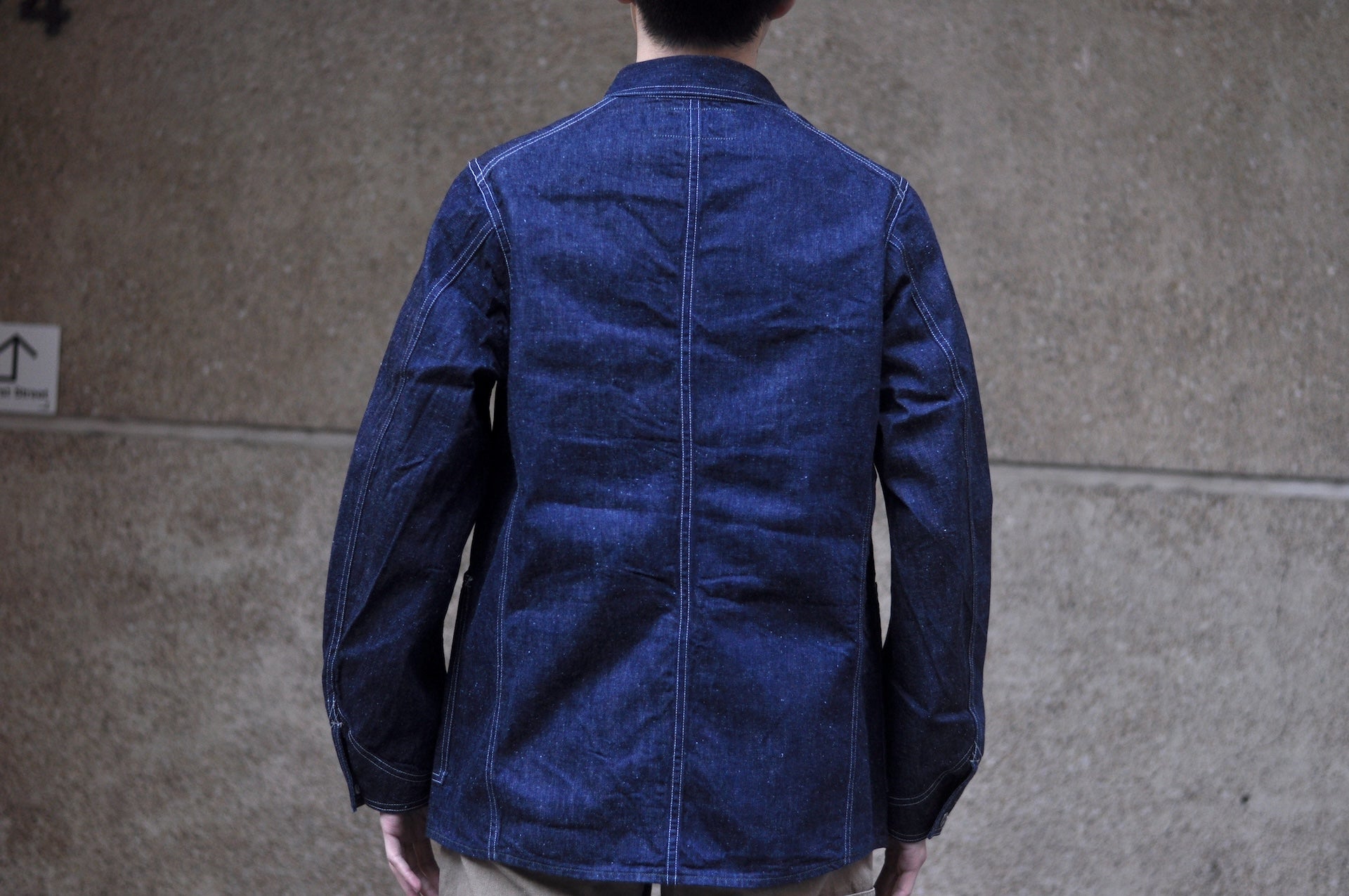 Freewheelers 11.5oz Indigo Denim “STEELBACKER” Work Coat