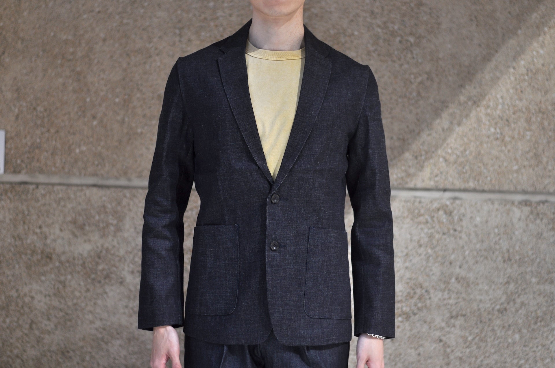 Sugar & Co. “Ivy Senior” 13.5oz Denim Tailored Blazer (Grand Indigo)