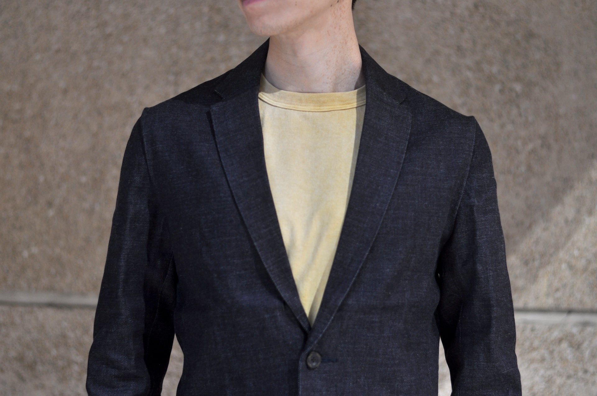 Sugar & Co. “Ivy Senior” 13.5oz Denim Tailored Blazer (Grand Indigo)