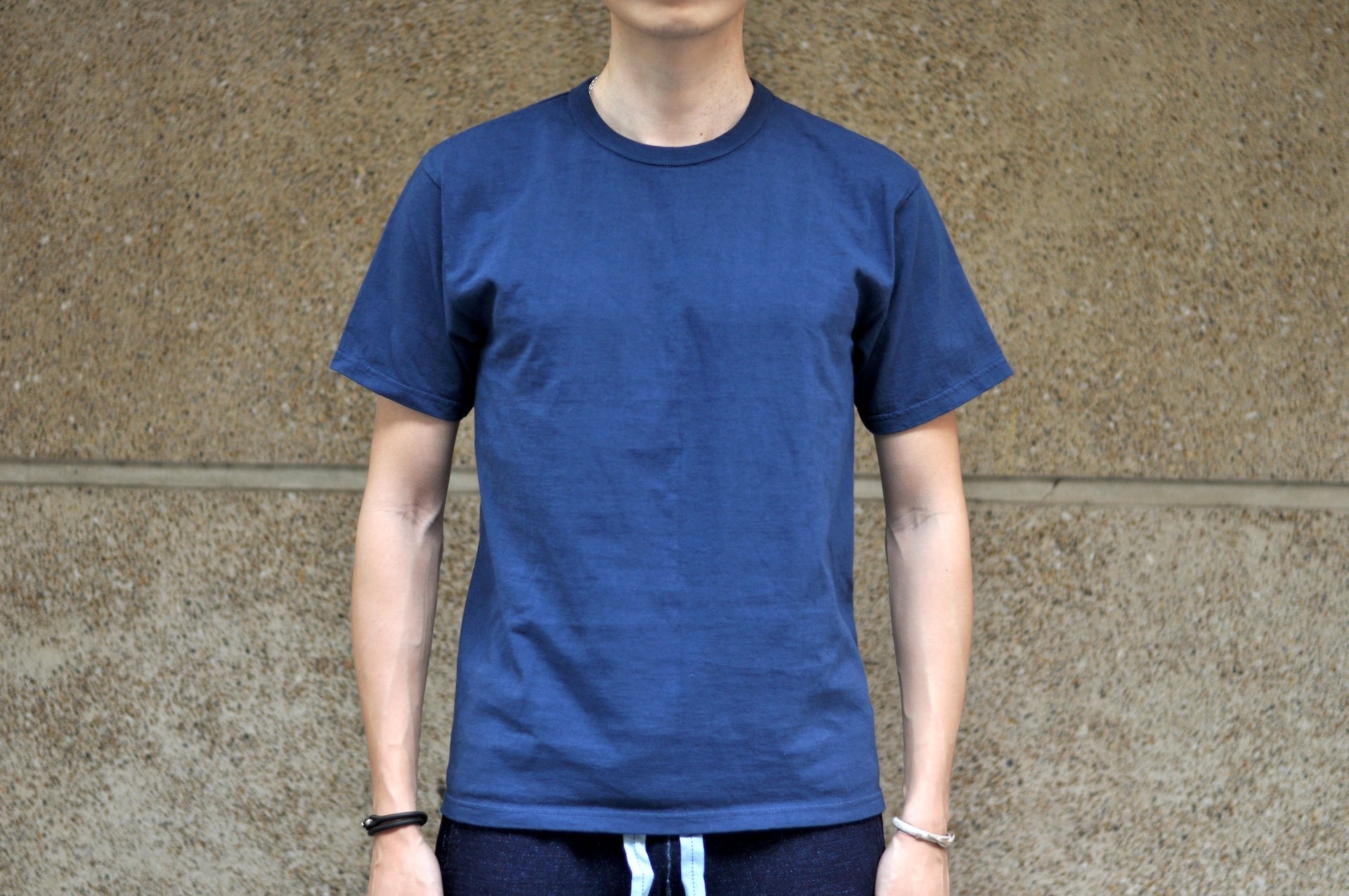 The Strike Gold X CORLECTION 7oz Loopwheeled Tee (Navy)