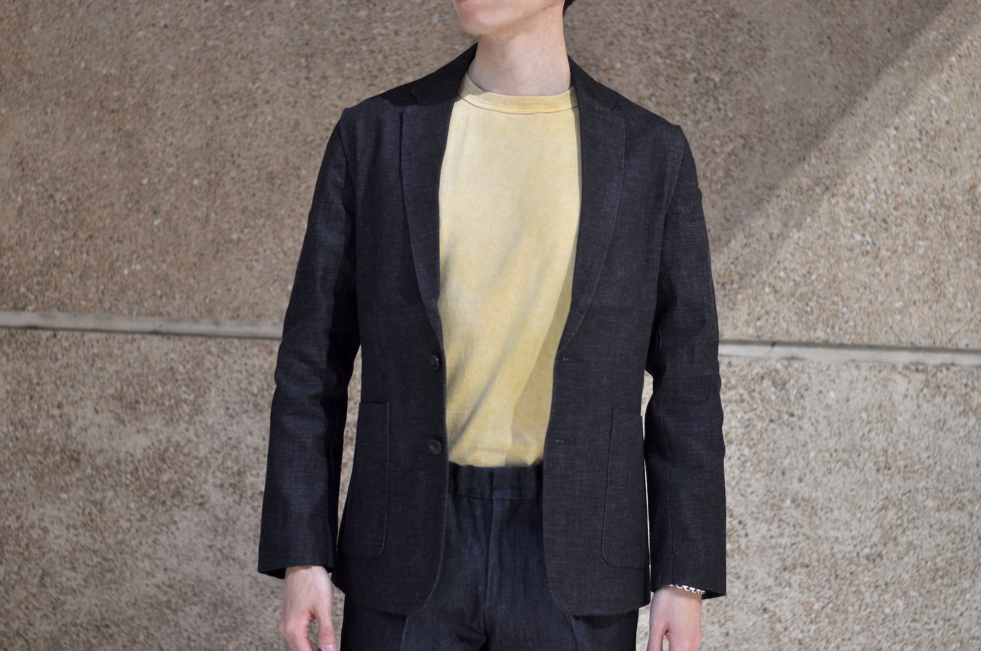 Sugar & Co. “Ivy Senior” 13.5oz Denim Tailored Blazer (Grand Indigo)