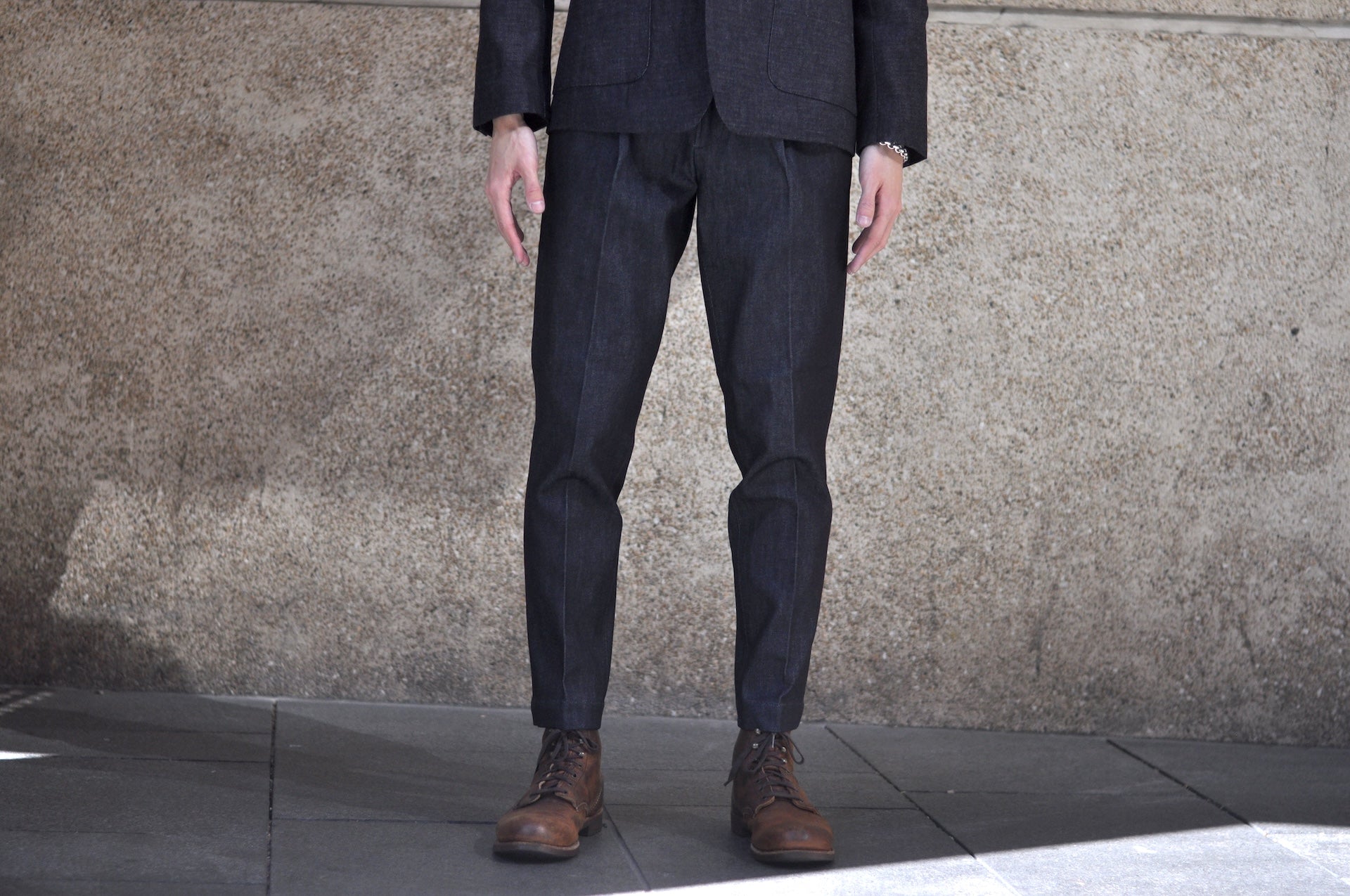 Sugar & Co. “Ivy Senior” 13.5oz Slim-fit Denim Trousers (Grand Indigo)