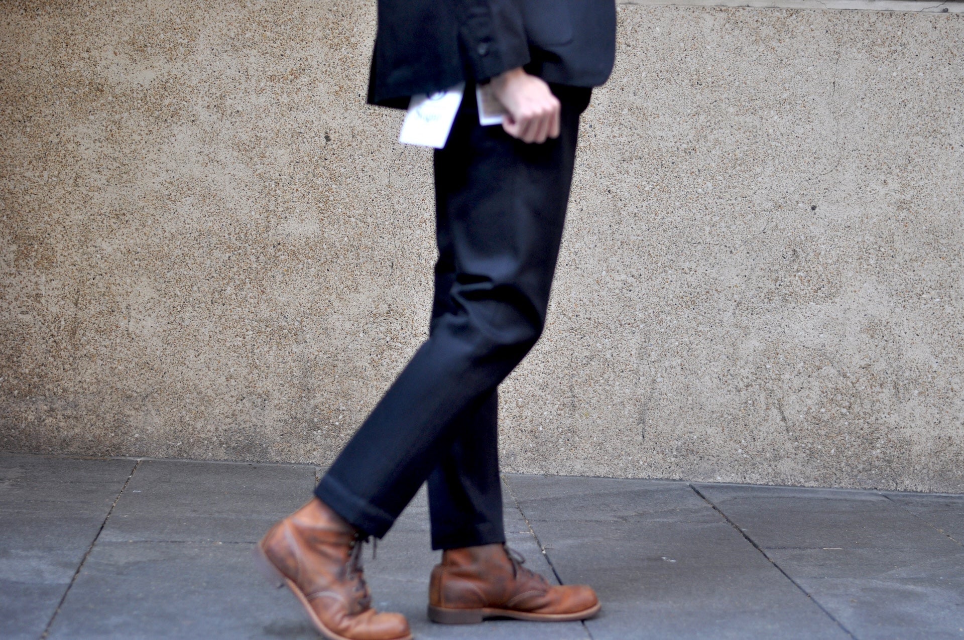 Sugar & Co. “Ivy Senior” 13.5oz Slim-fit Denim Trousers (Solid Black)