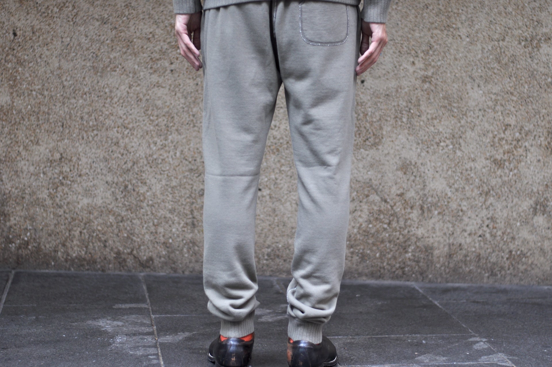 Pure Blue Japan "Slub Yarn" Sweatpants (Sumi Ink)