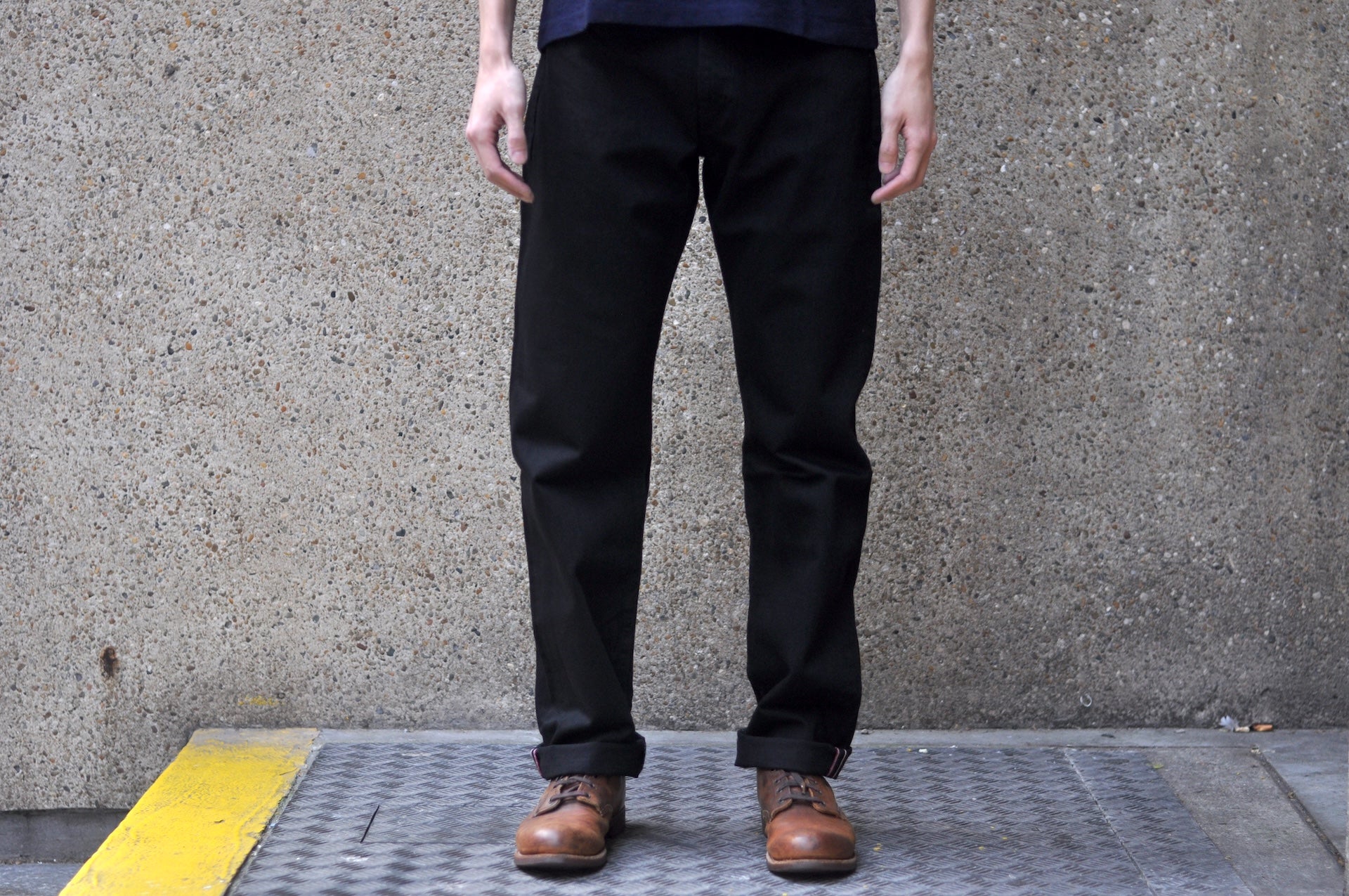 MOMOTARO JEANS 15.7oz "Black GTB" #Z101 Denim (Classic Straight fit)