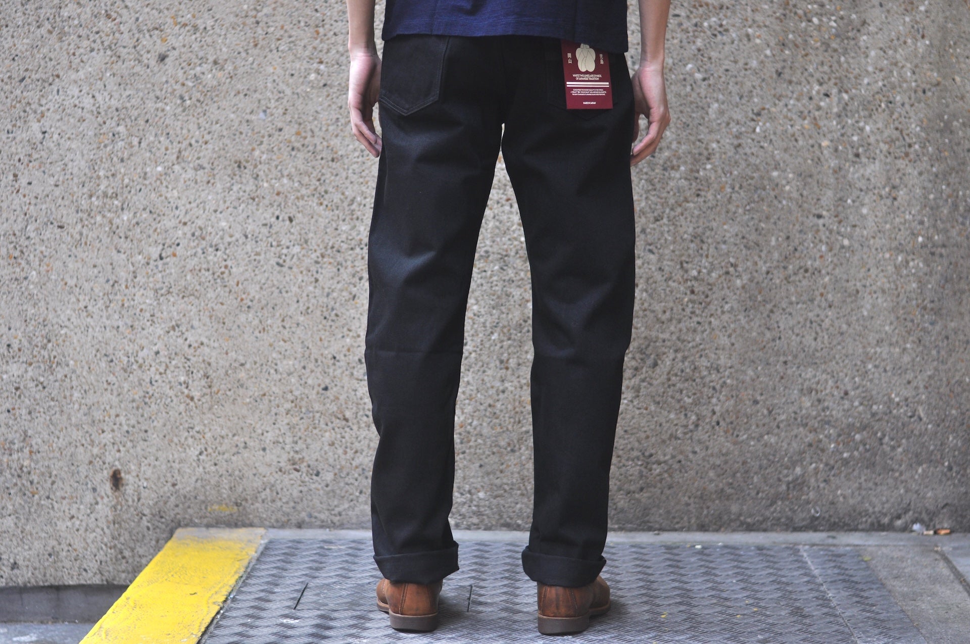 MOMOTARO JEANS 15.7oz "Black GTB" #Z101 Denim (Classic Straight fit)
