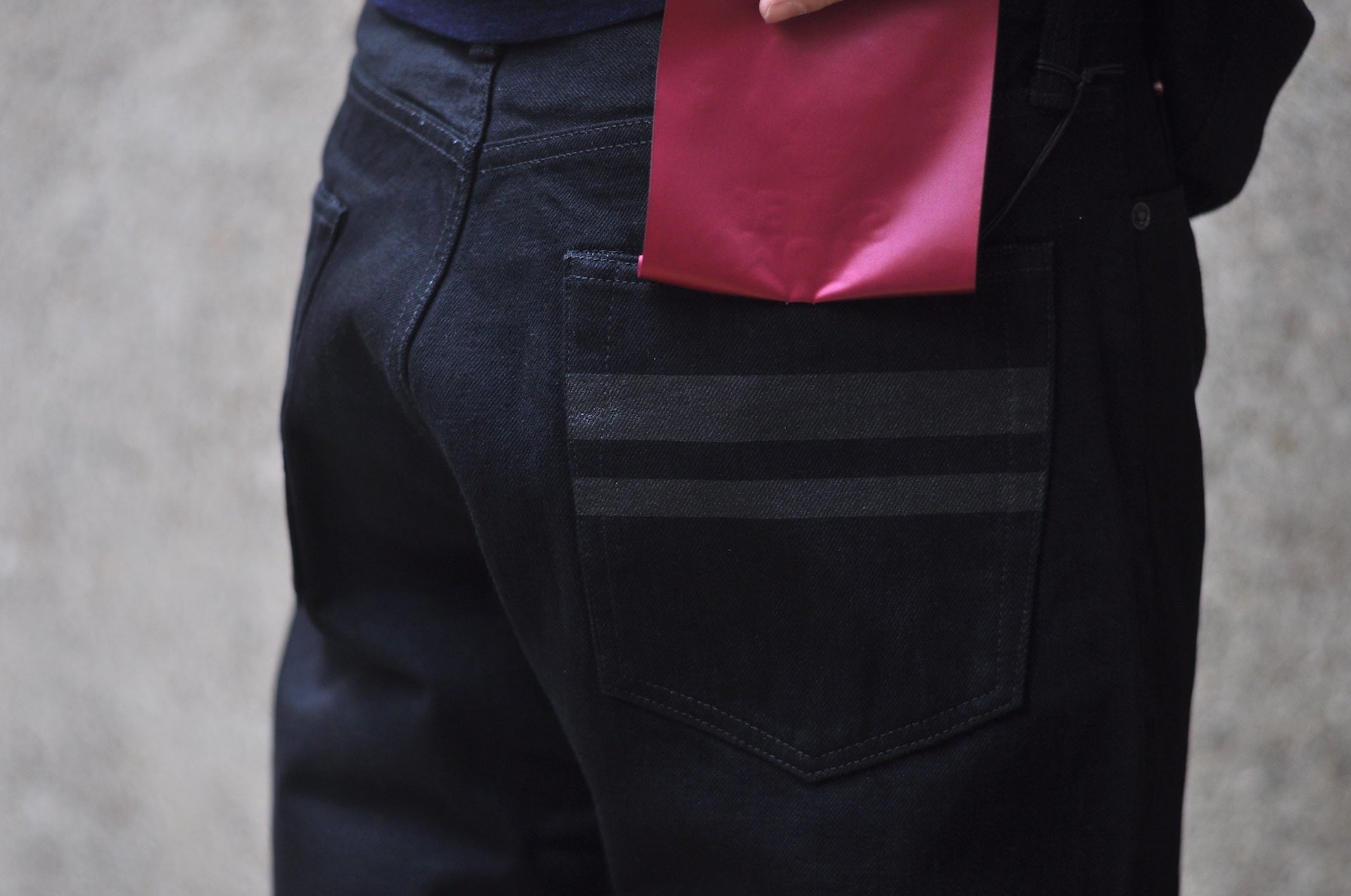 MOMOTARO JEANS 15.7oz "Black GTB" #Z101 Denim (Classic Straight fit)