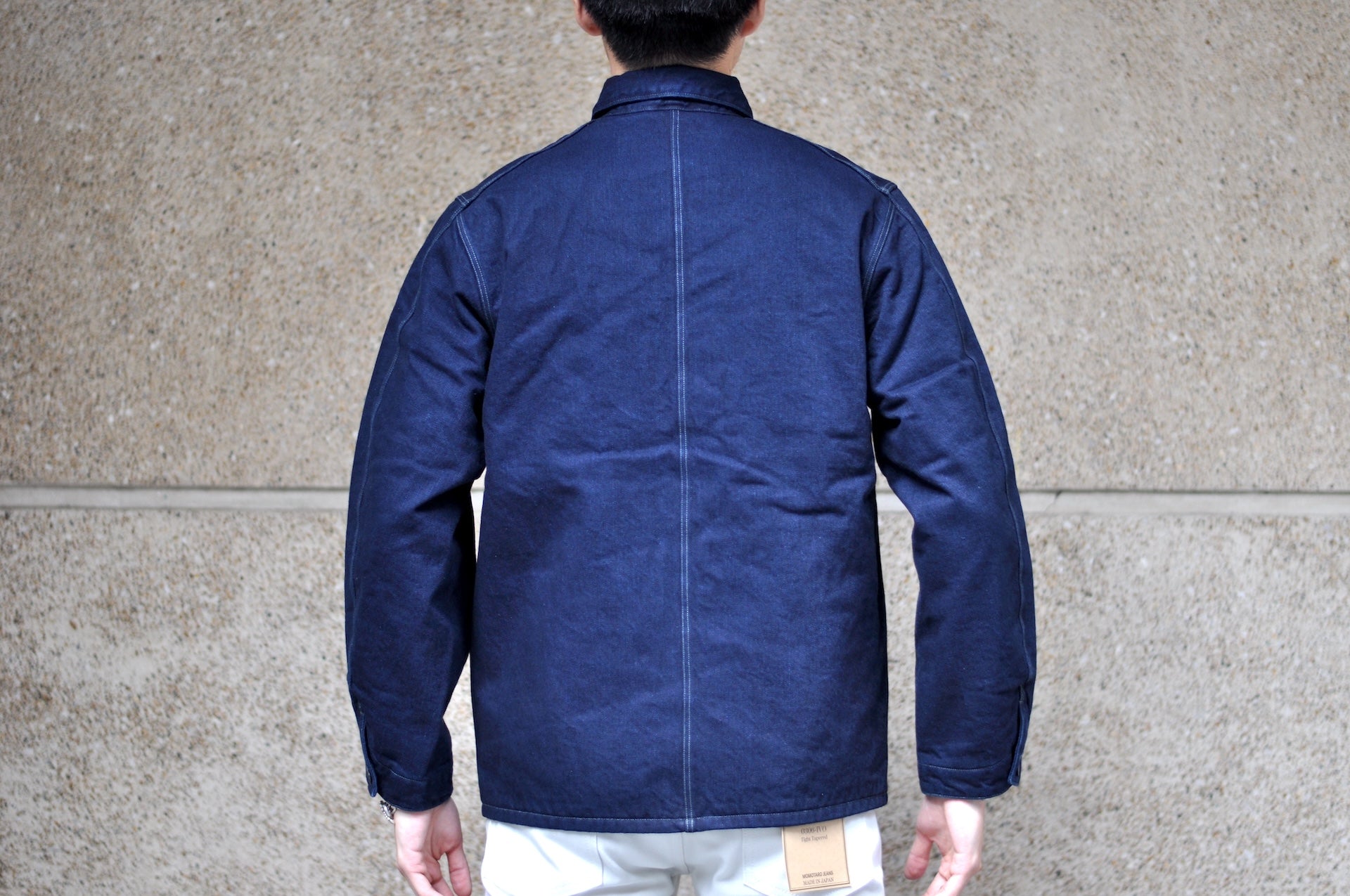 Stevenson Overall Co. 14oz Indigo Dyed Duck Canvas 'Prairie' Chore Jacket