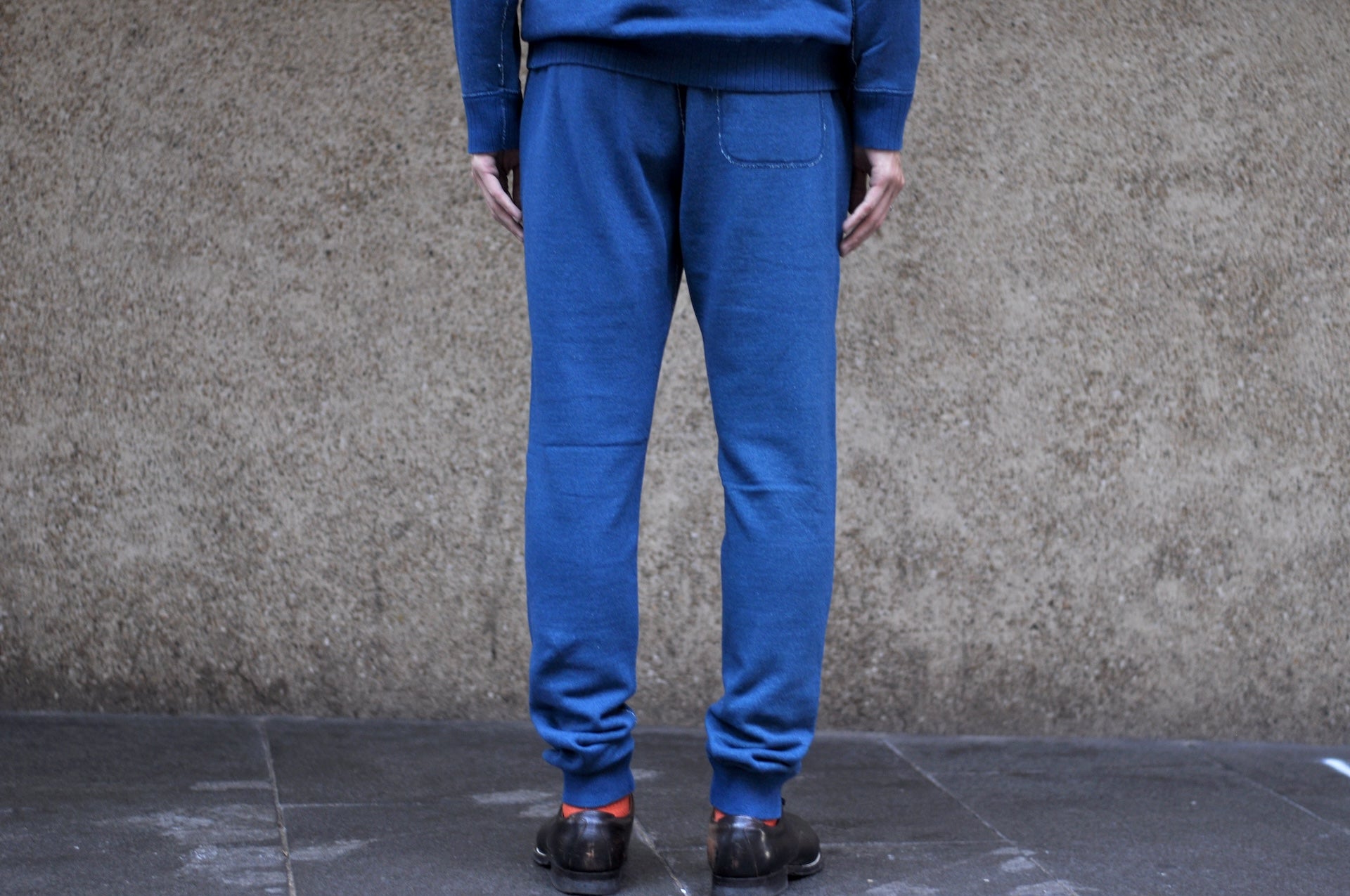 Pure Blue Japan "Slub Yarn" Sweatpants (Greencast Indigo)