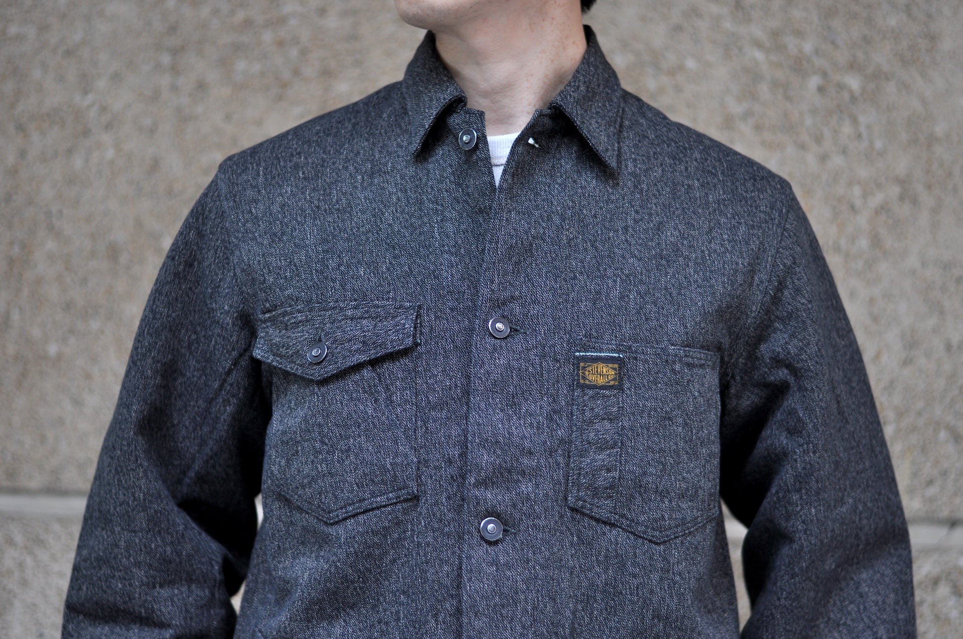 Stevenson Overall Co. 12.5oz Selvage Converted Twill 'Prairie' Chore Jacket