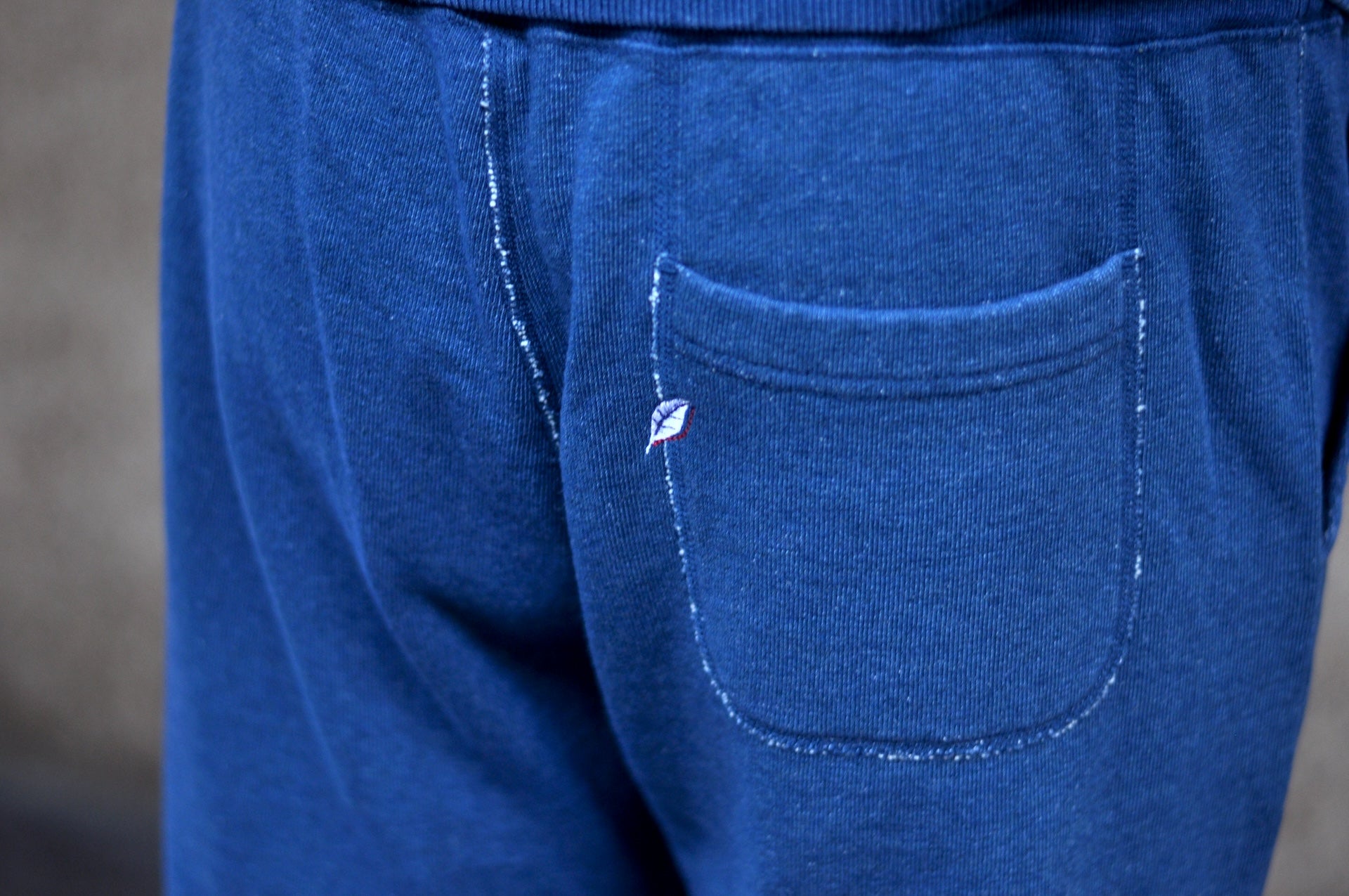 Pure Blue Japan "Slub Yarn" Sweatpants (Greencast Indigo)