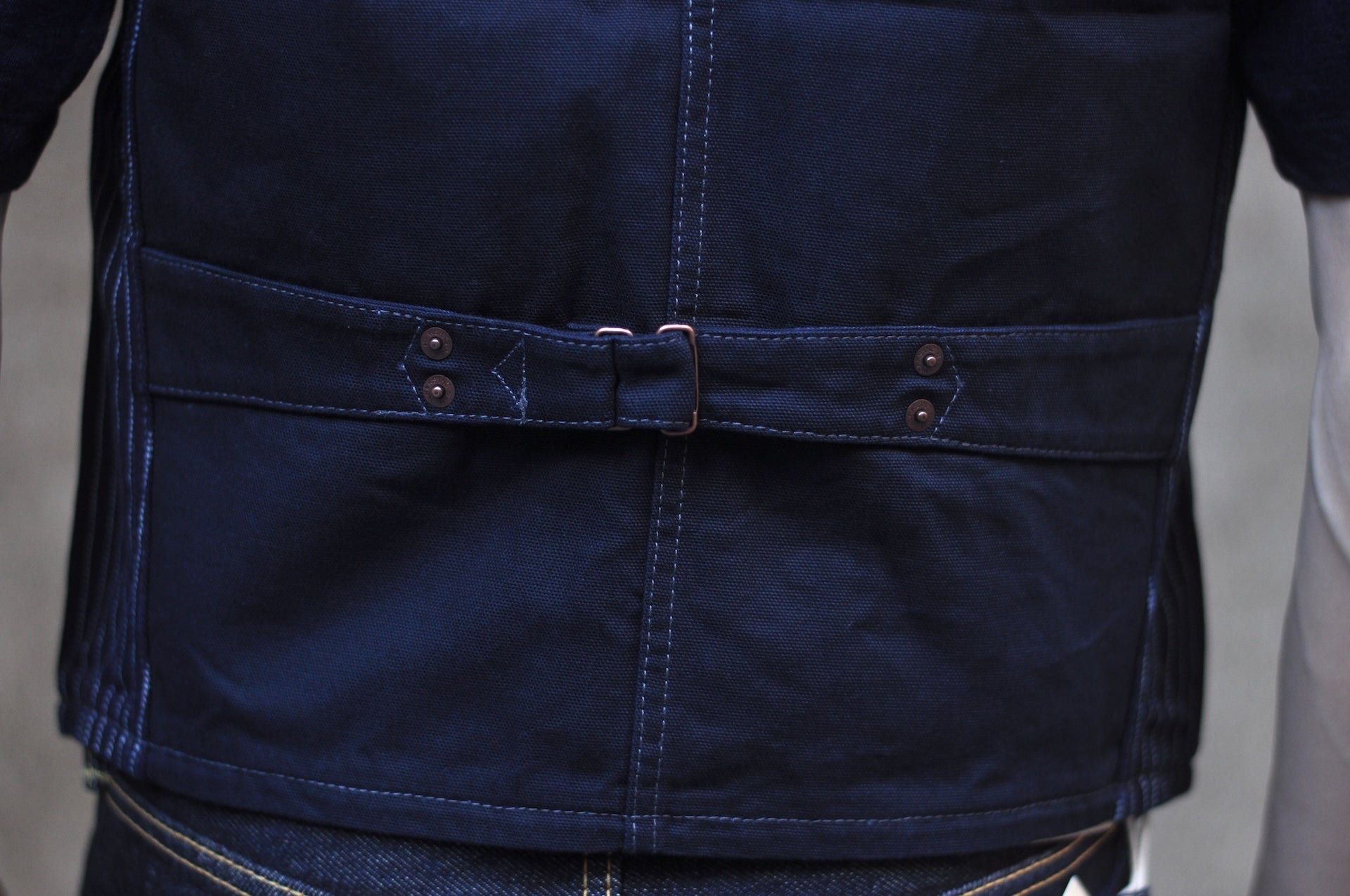 Iron Heart 12oz Wabash Vest (Indigo)