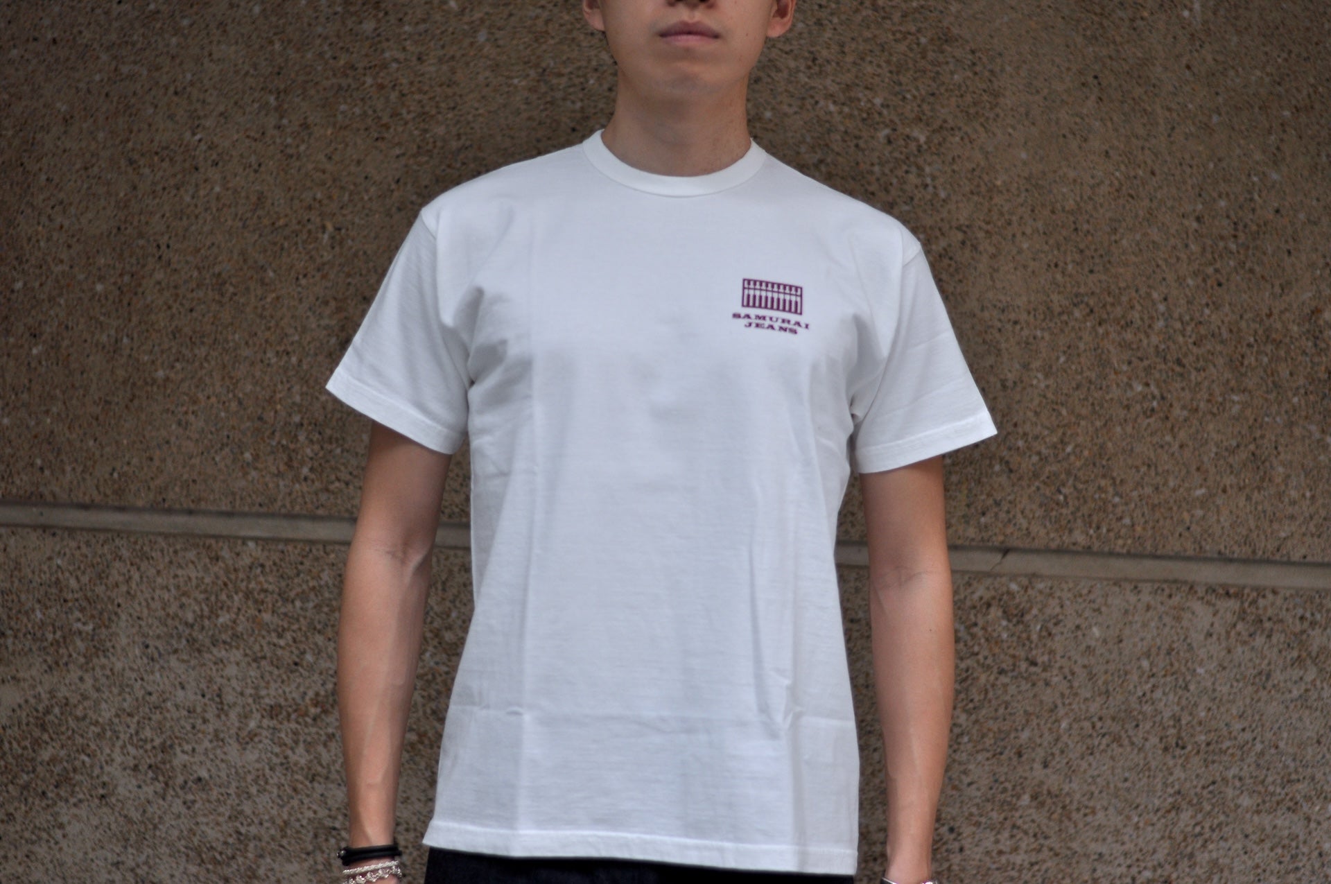 Samurai 8.5oz "Million Koku" Loopwheeled Tee (White)