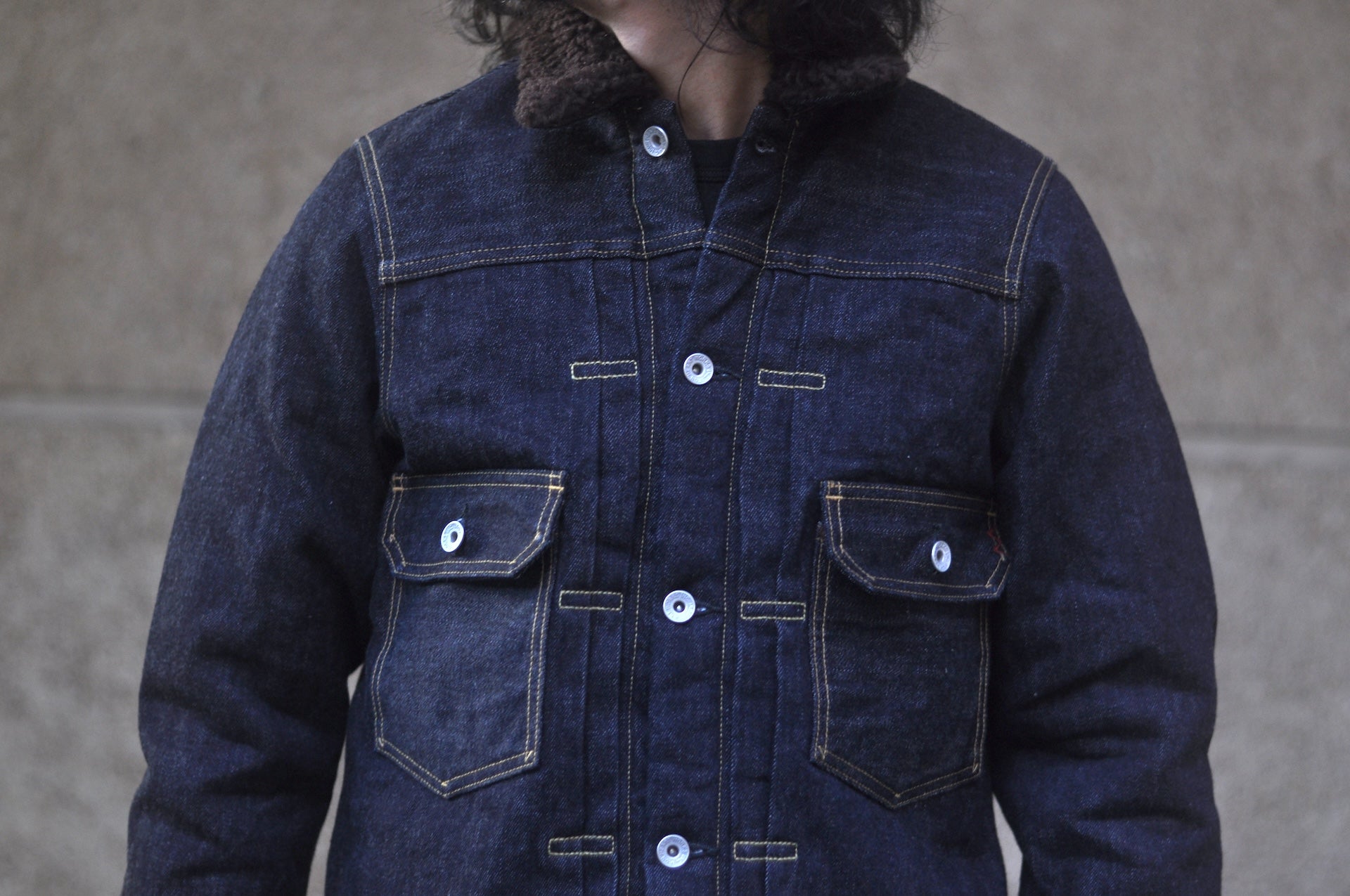 Iron Heart Indigo Dyed "Ultimate-Winter" Type 2 Denim Jacket