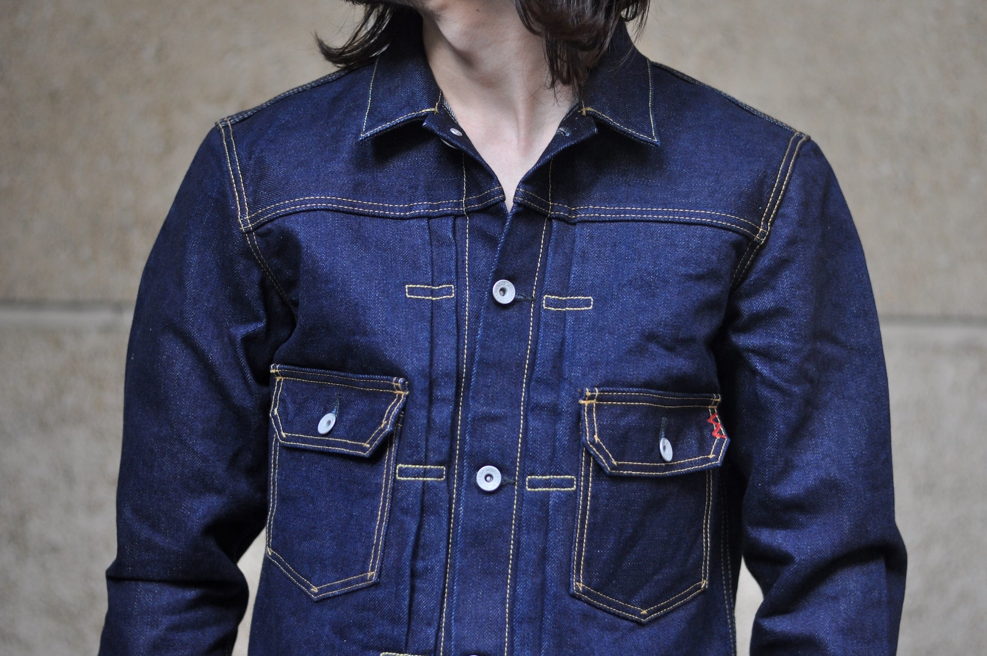 Iron Heart 19oz Indigo Dyed Modified Type 2 Denim Jacket