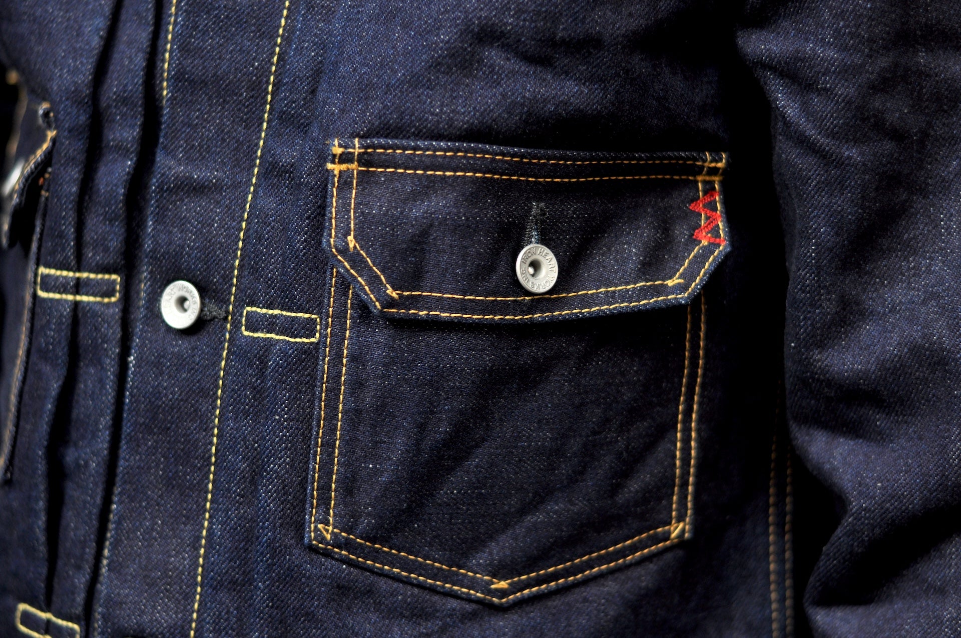 Iron Heart 19oz Indigo Dyed Modified Type 2 Denim Jacket