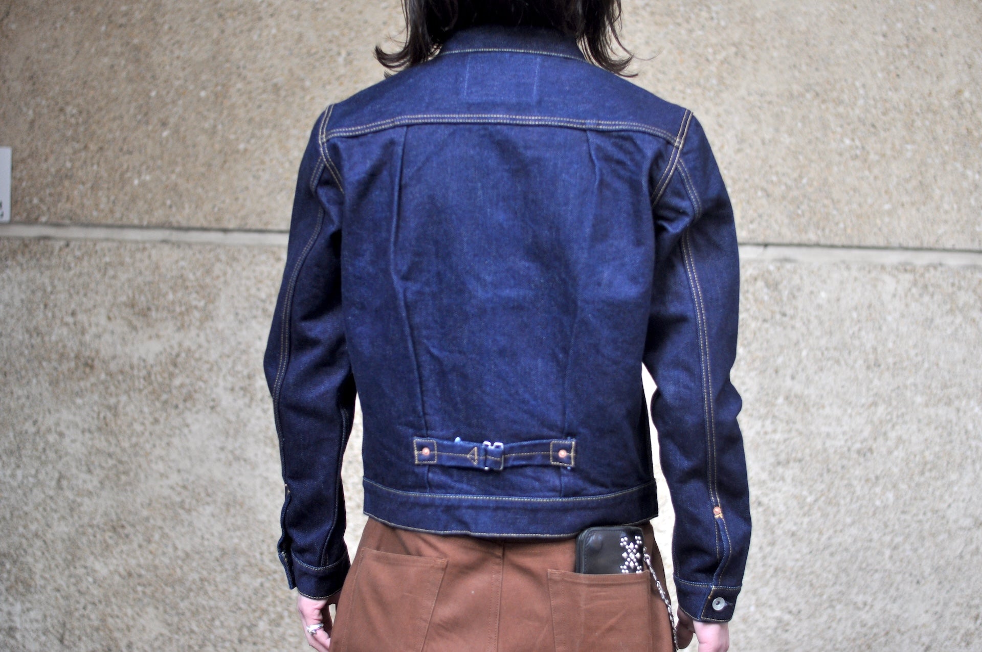 Iron Heart 19oz Indigo Dyed Modified Type 2 Denim Jacket