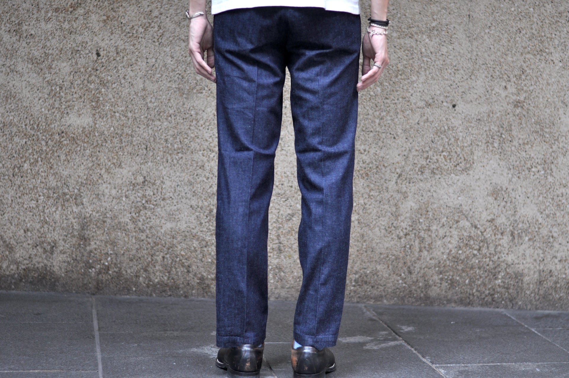 Japan Blue 9oz "Cote d'Ivoire" Indigo Selvage Denim Trousers (Tapered fit)