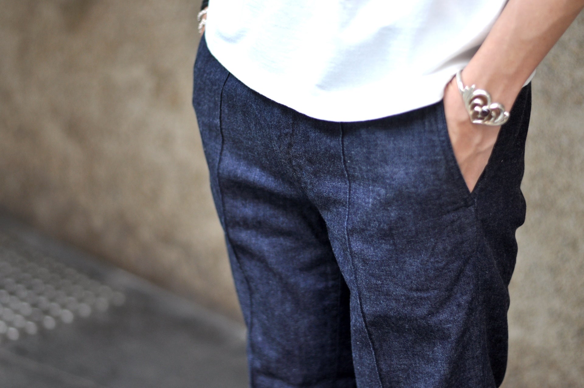 Japan Blue 9oz "Cote d'Ivoire" Indigo Selvage Denim Trousers (Tapered fit)