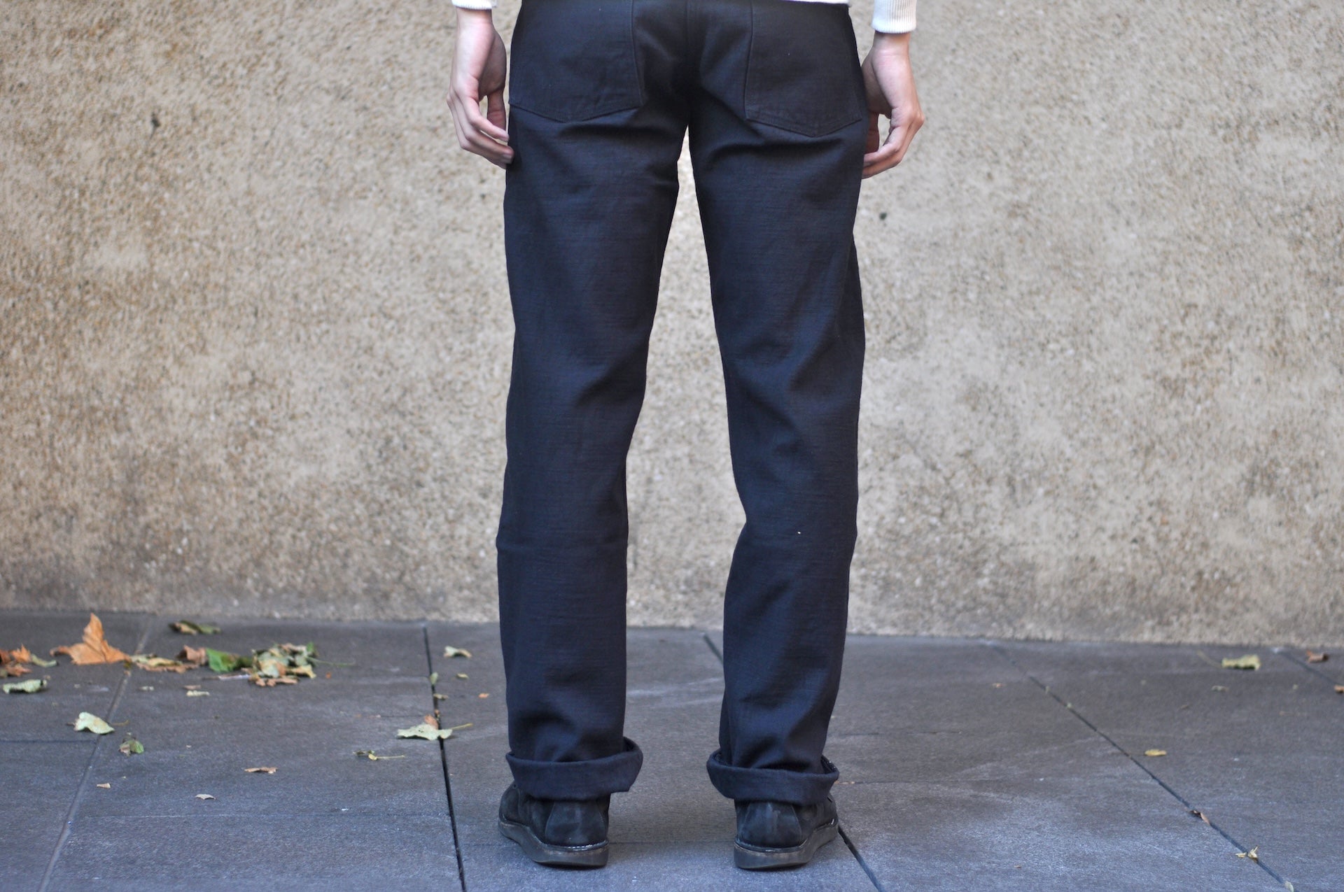 Samurai 15oz Selvage Back Satin Baker Pants (Ultimate Black)