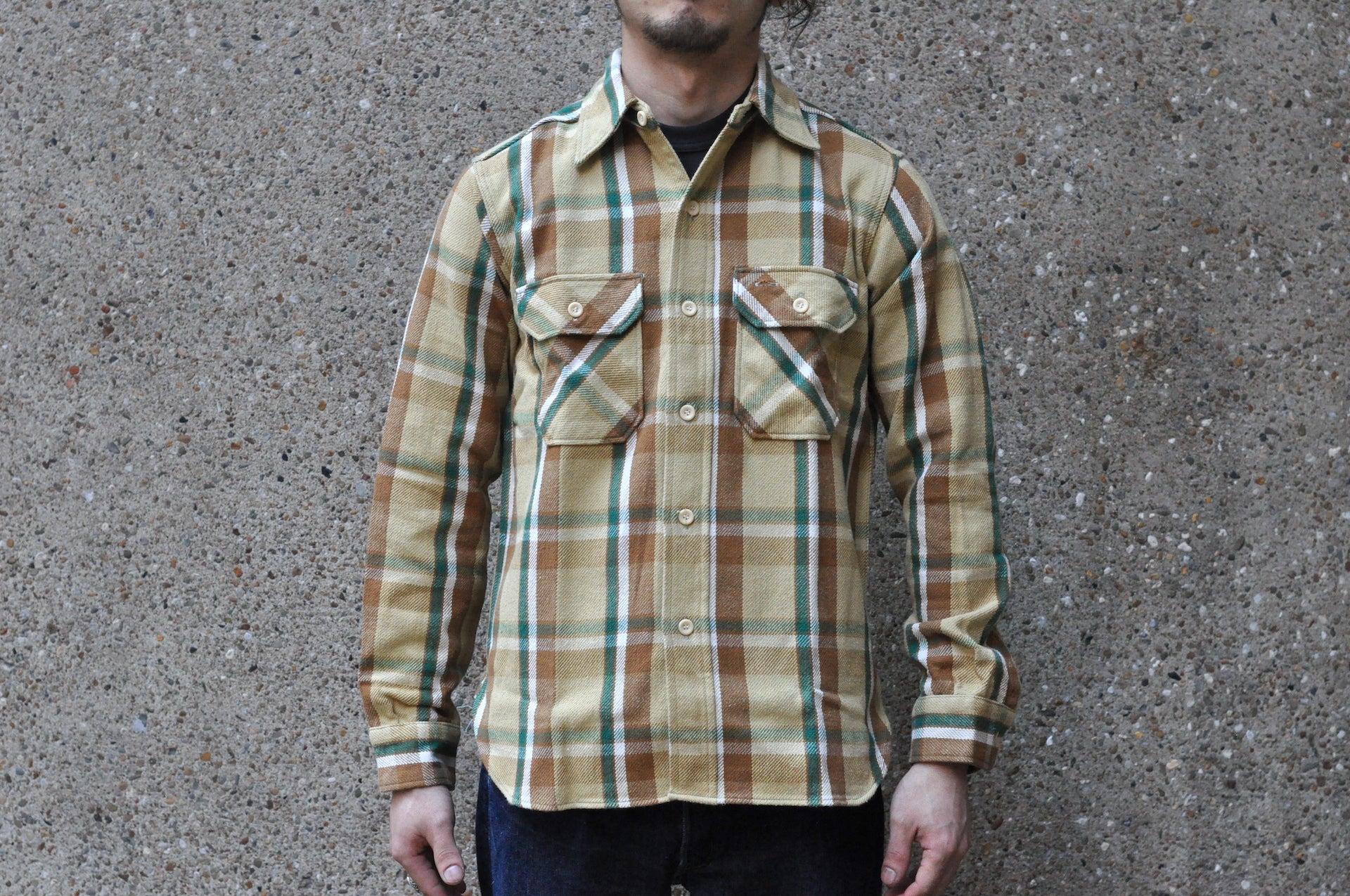 Warehouse Co. LOT.3104 Type B Selvage Flannel Workshirt (Oasis 