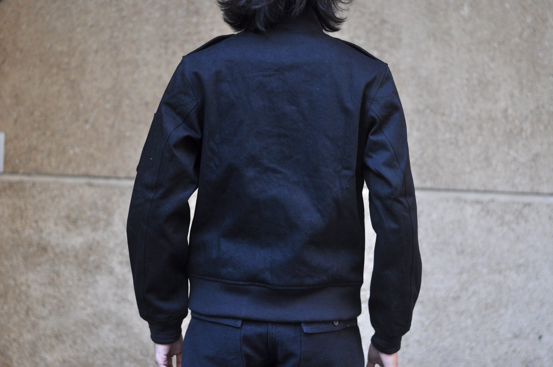 Samurai “Year of Snake” L-2 Denim Flight Jacket (Ultimate Black)
